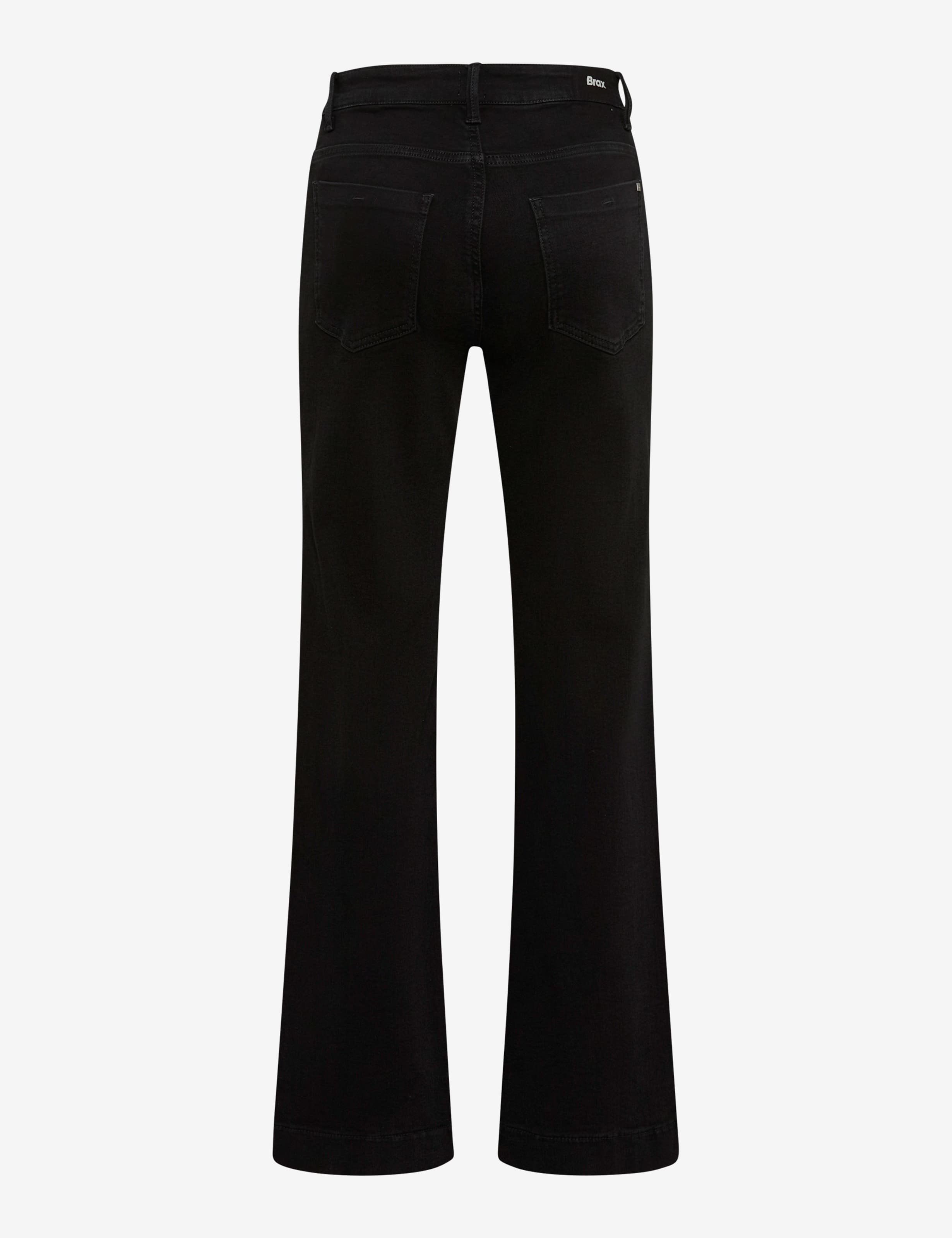 Damen Style MAINE Denim Schwarz Wide Leg Freisteller Rueck