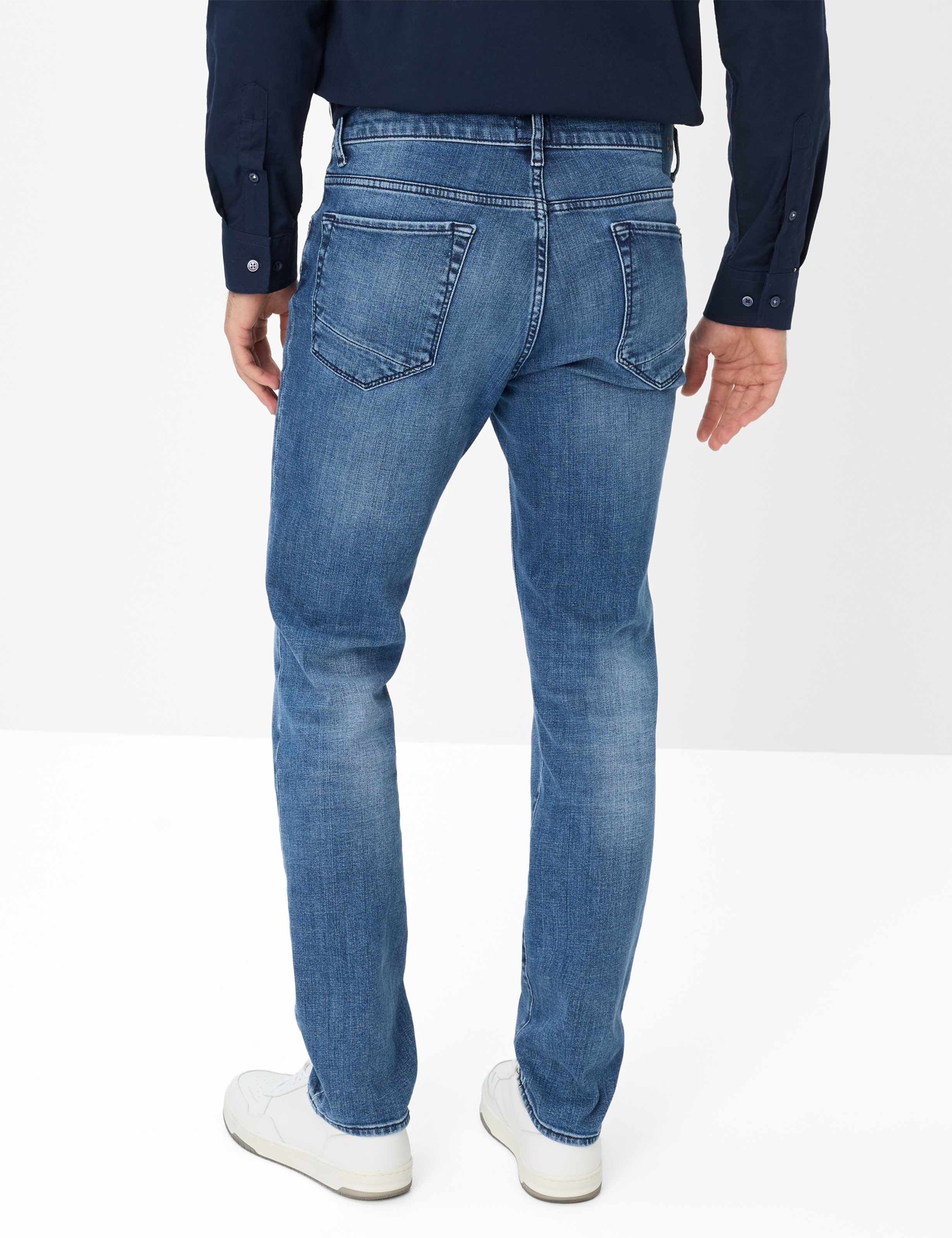 Homme Style CHUCK Denim Bleu Modern Fit Dos mannequin