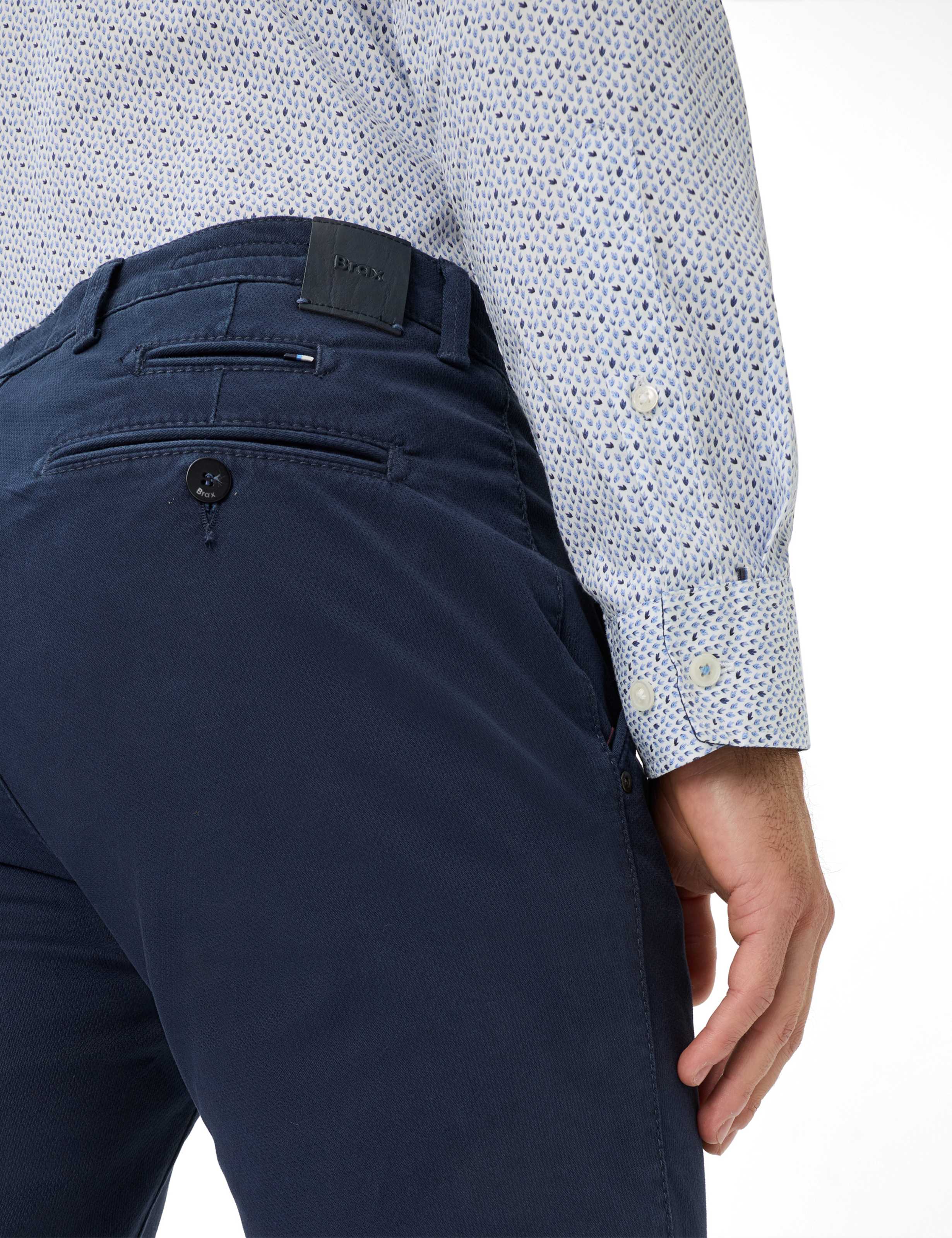 Herren Style FABIO IN Dunkelblau Modern Fit Detail 2