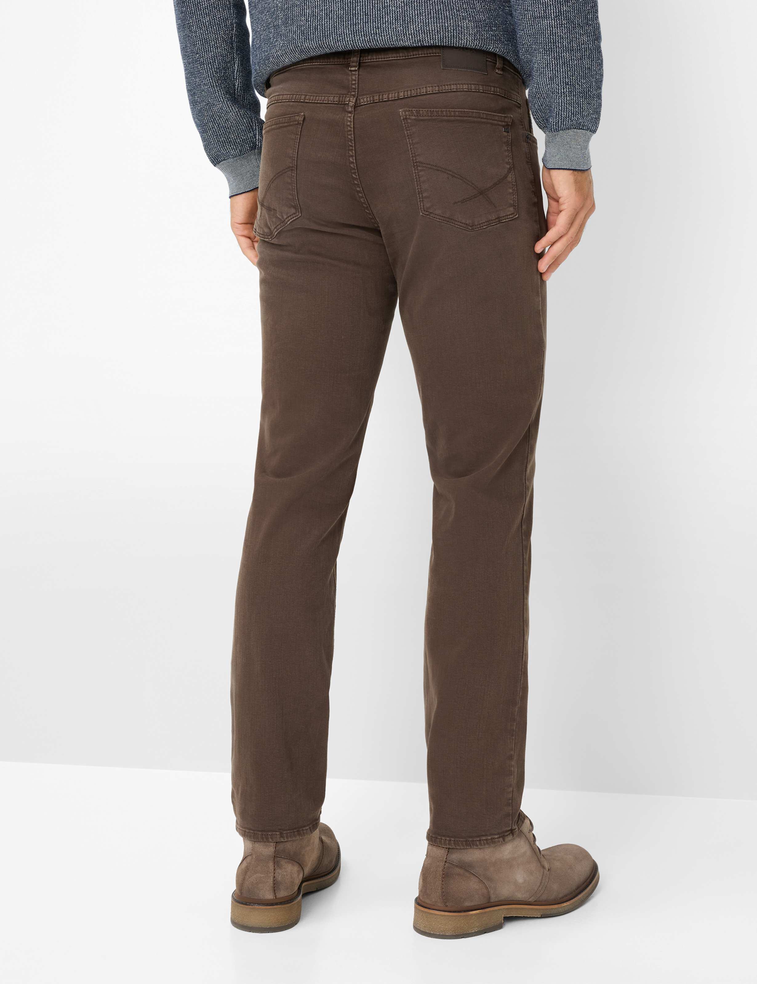 Thumbnail - Brax Herren Five-Pocket-Hose Style COOPER NOUGAT, dunkelbraun, Gr. 42/34