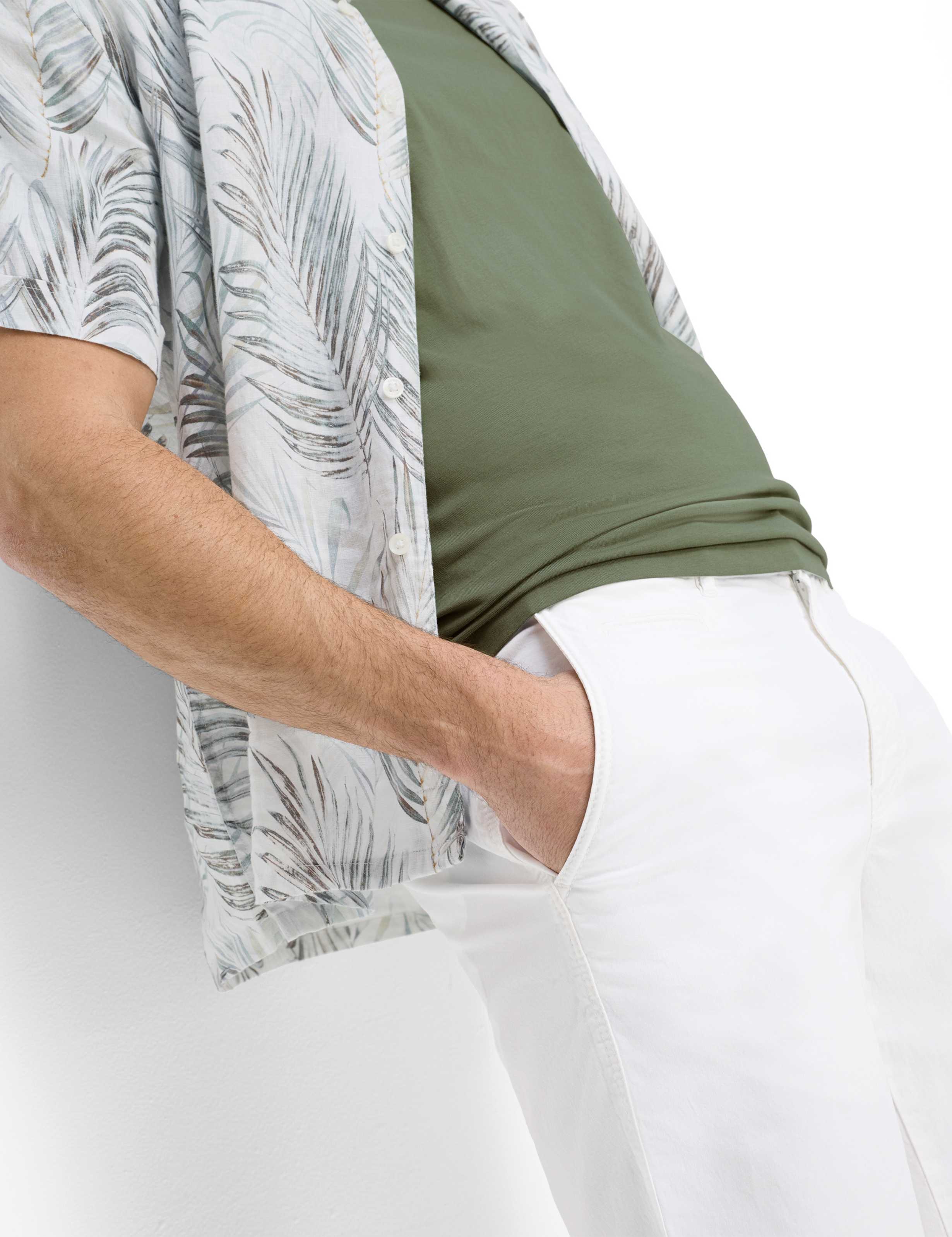 Homme Style BARI Blanc Regular Fit Détail 1