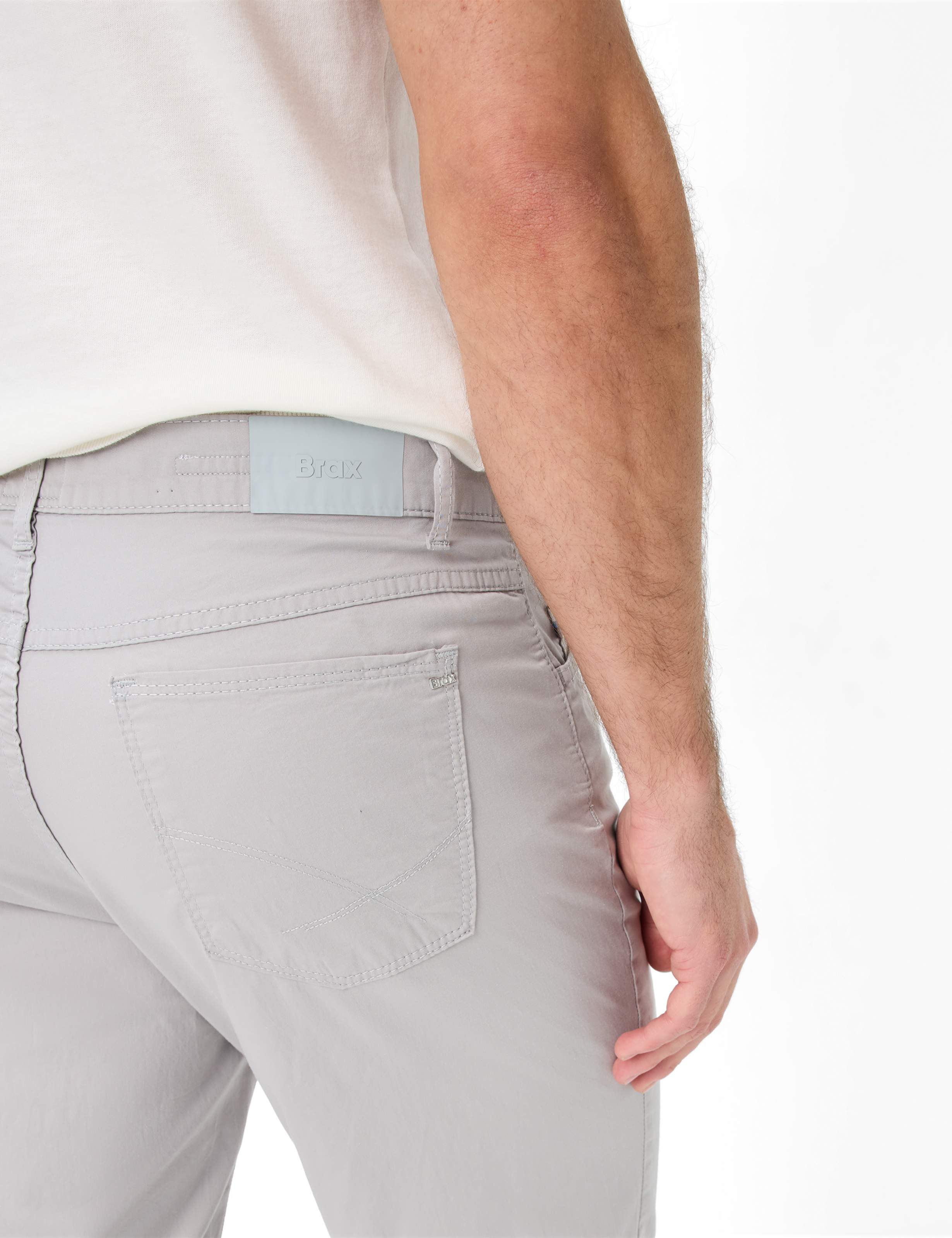 Herren Style COOPER Hellgrau Regular Fit Detail 2