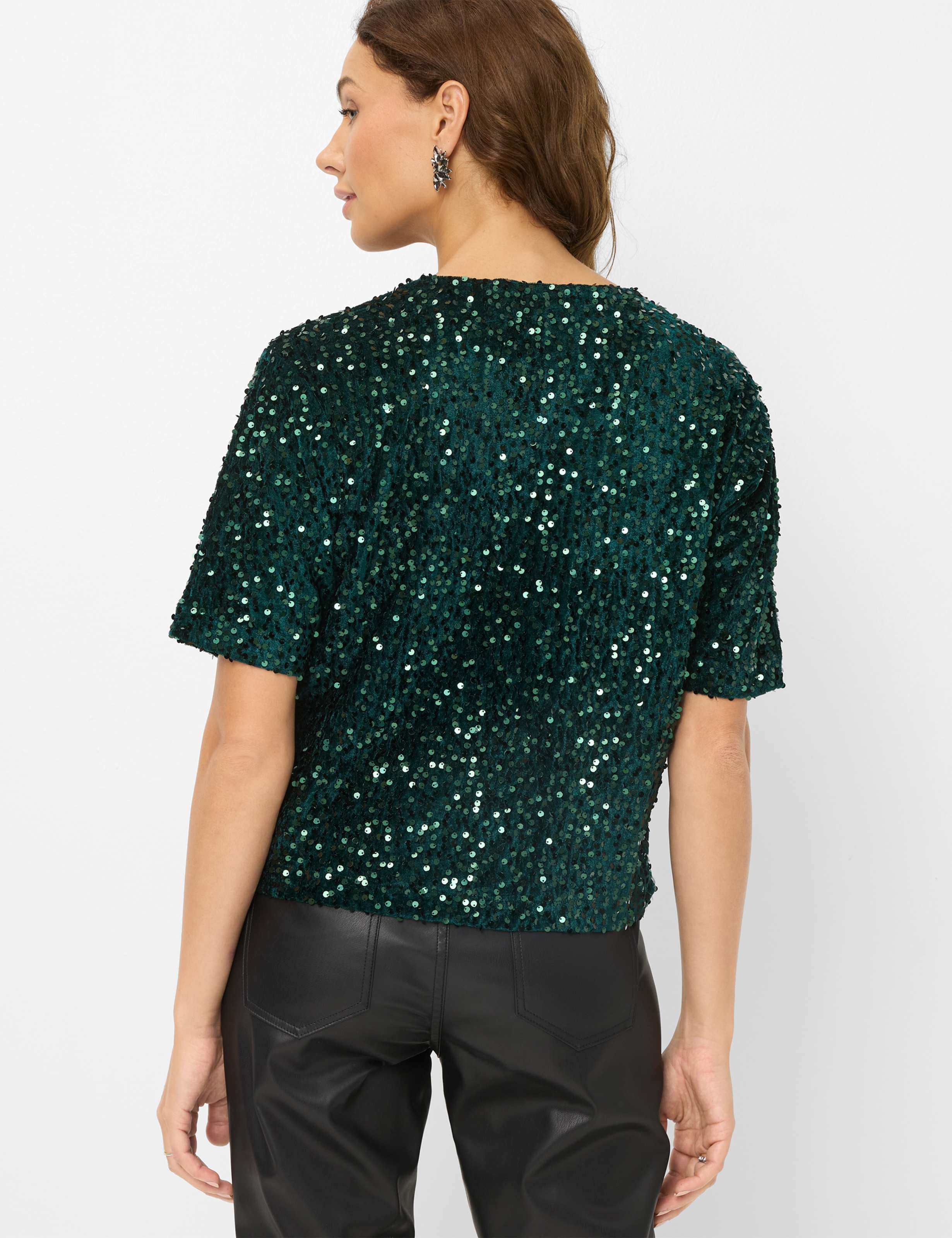 Thumbnail - Brax Damen Shirt Style CARA S midnight forest, dunkelgrün, Gr. 38