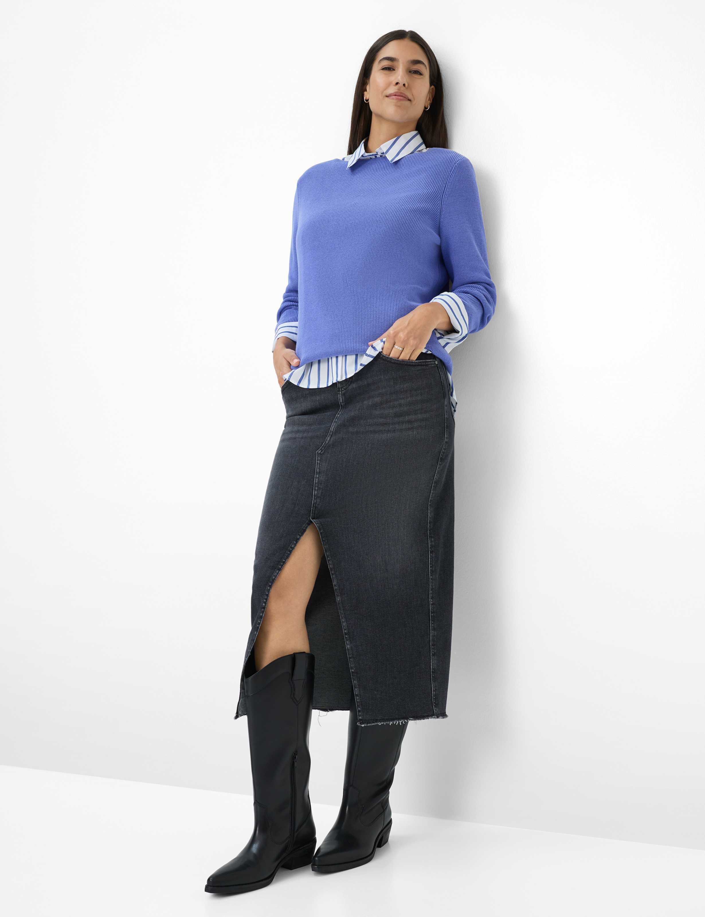 Damen Style LESLEY Lila  Model Outfit