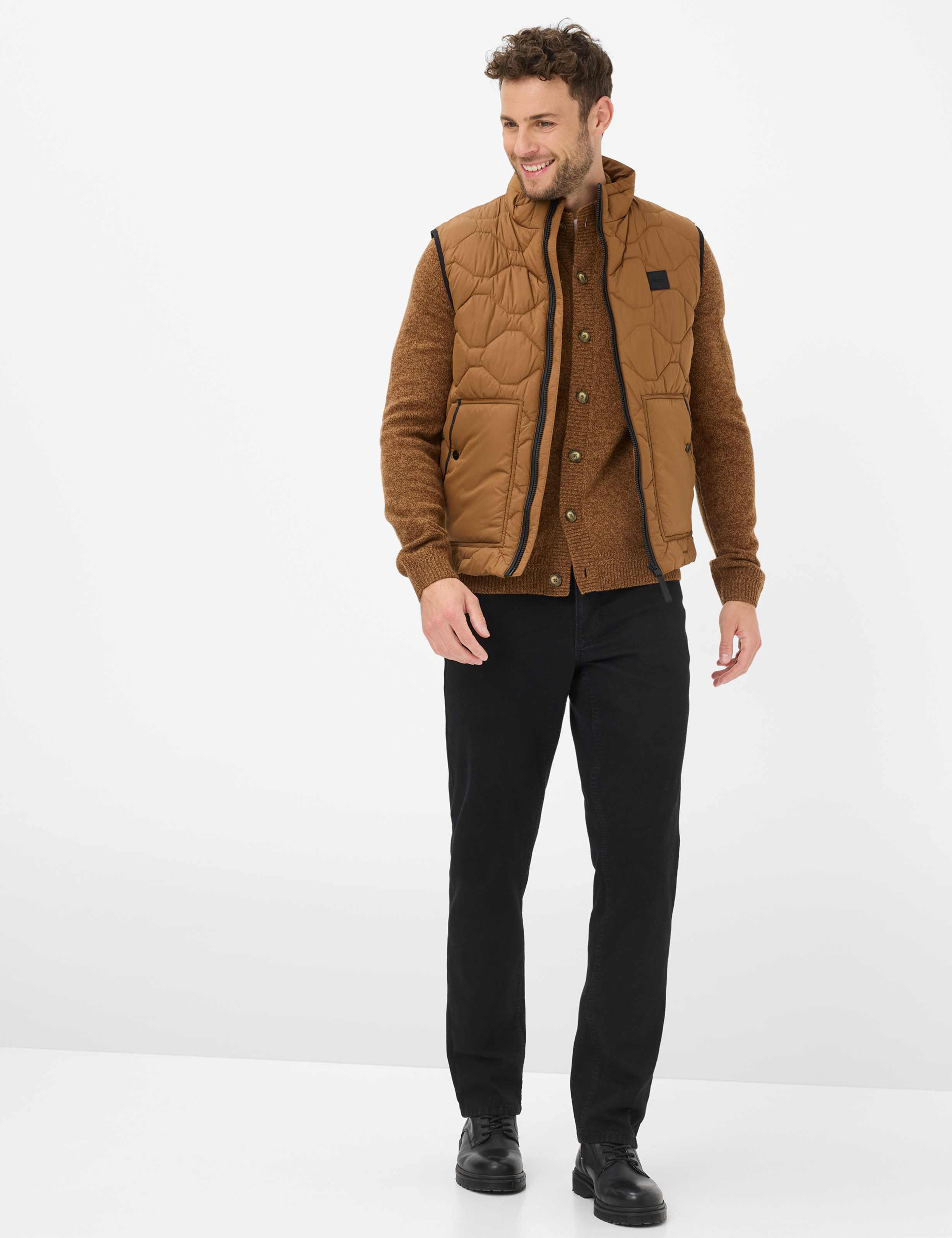 Homme Style JEFF Marron  Tenue du mannequin