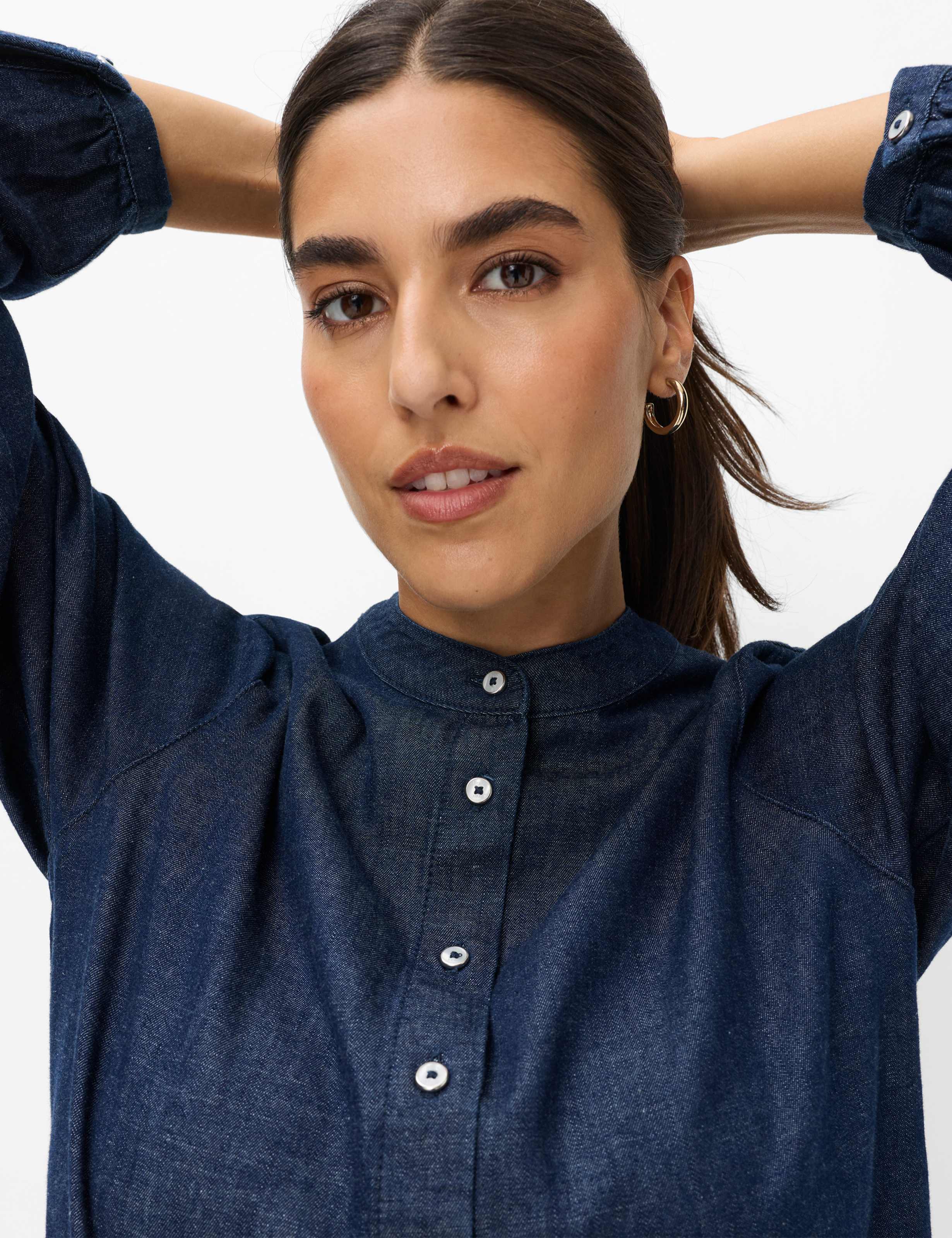 Femme Style VELIA Denim Bleu Foncé  Détail 2