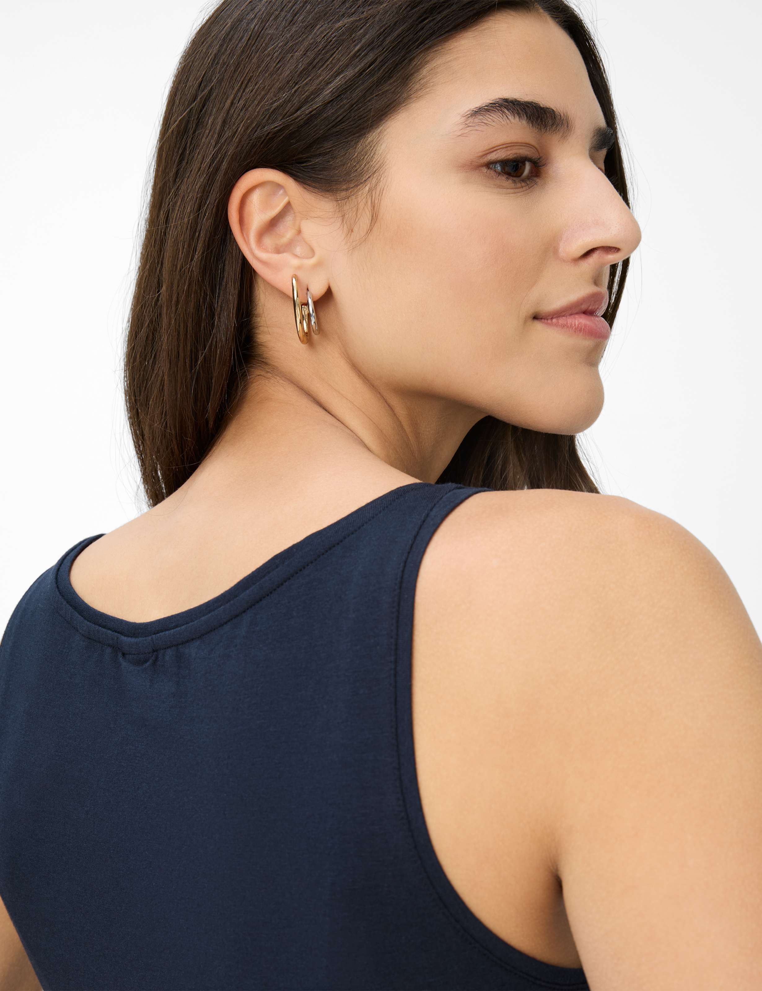 Femme Style SILVY Bleu Foncé  Détail 2