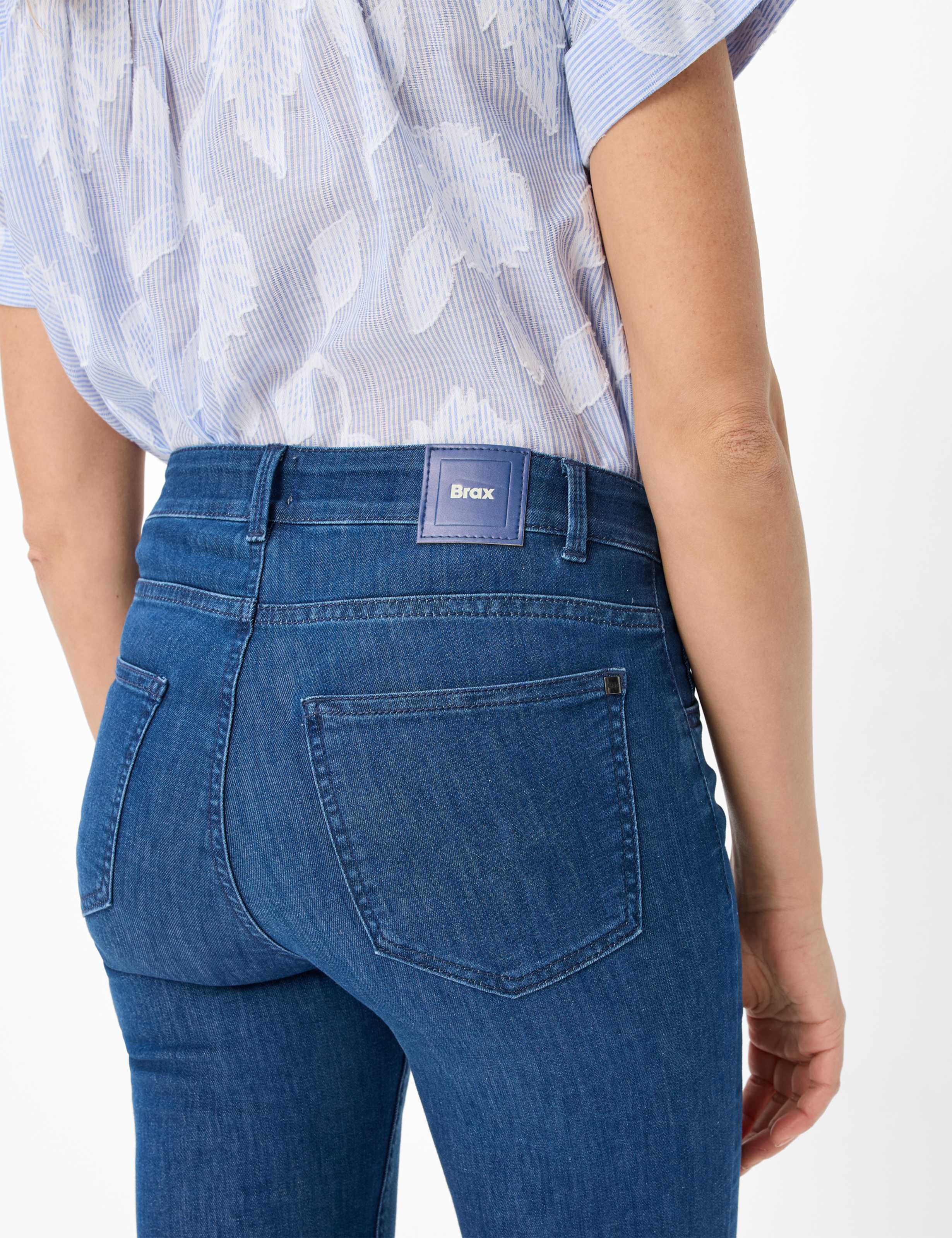 Women Style SHAKIRA C Denim Blue Slim Fit Detail 2