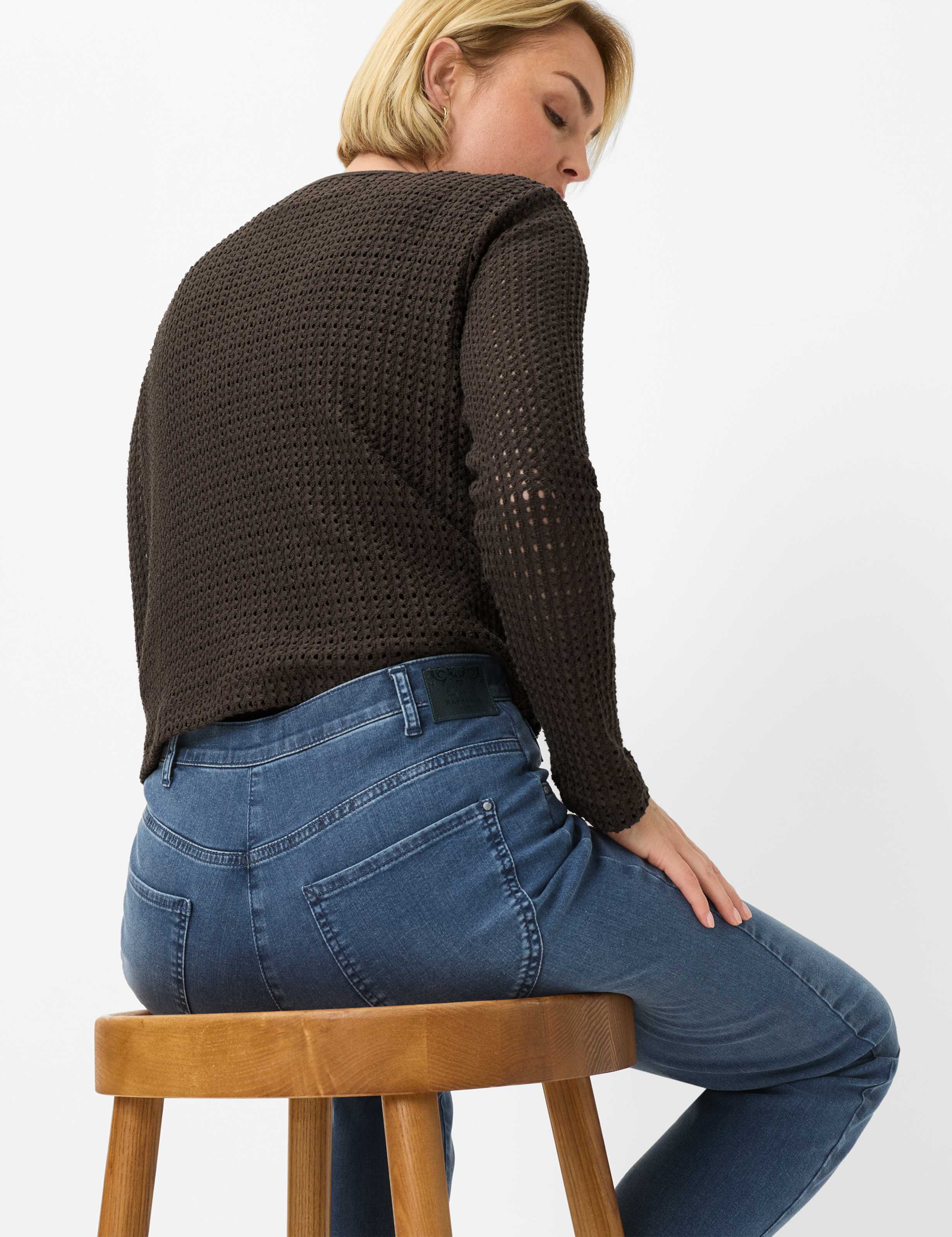 Femme Style CORRY Denim Bleu Comfort Plus Fit Détail 1