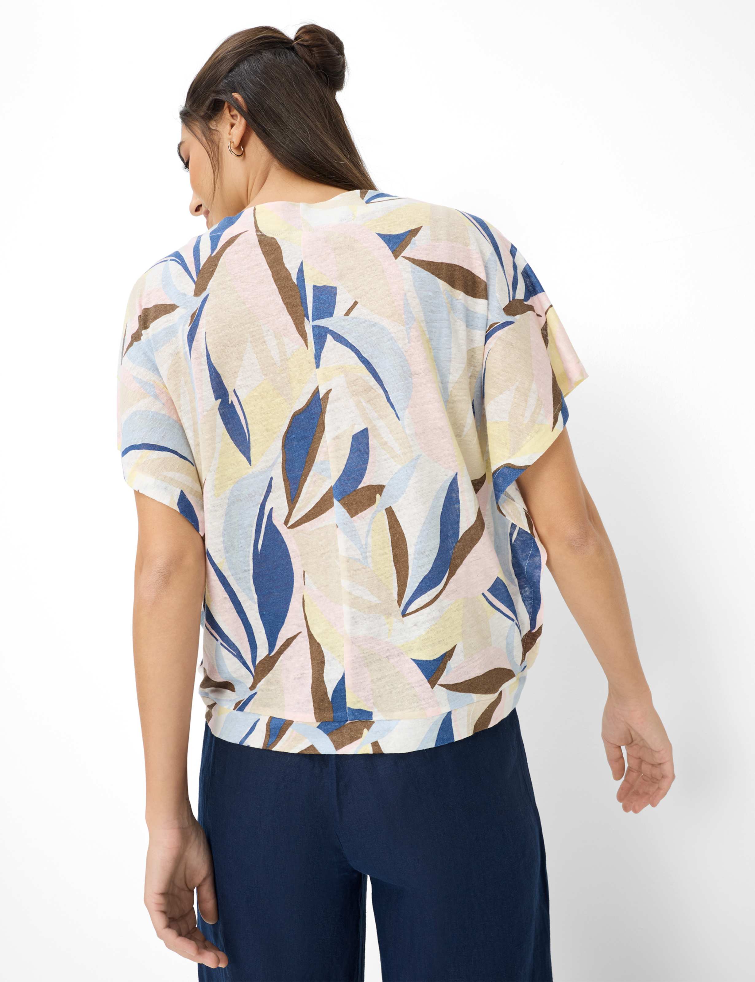 Thumbnail - Brax Damen Shirt Style CASSIE S vintage blue, hellblau, Gr. 44