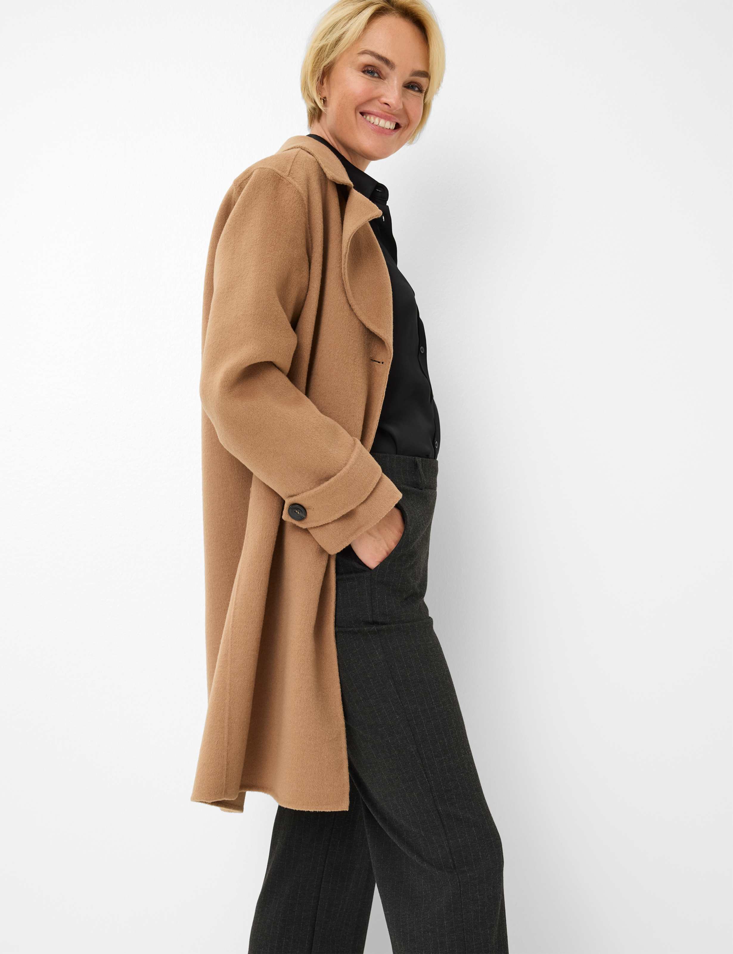 Damen Style LILLYTH FLARED Dunkelgrau - Anthrazit Super Slim Fit Detail 1