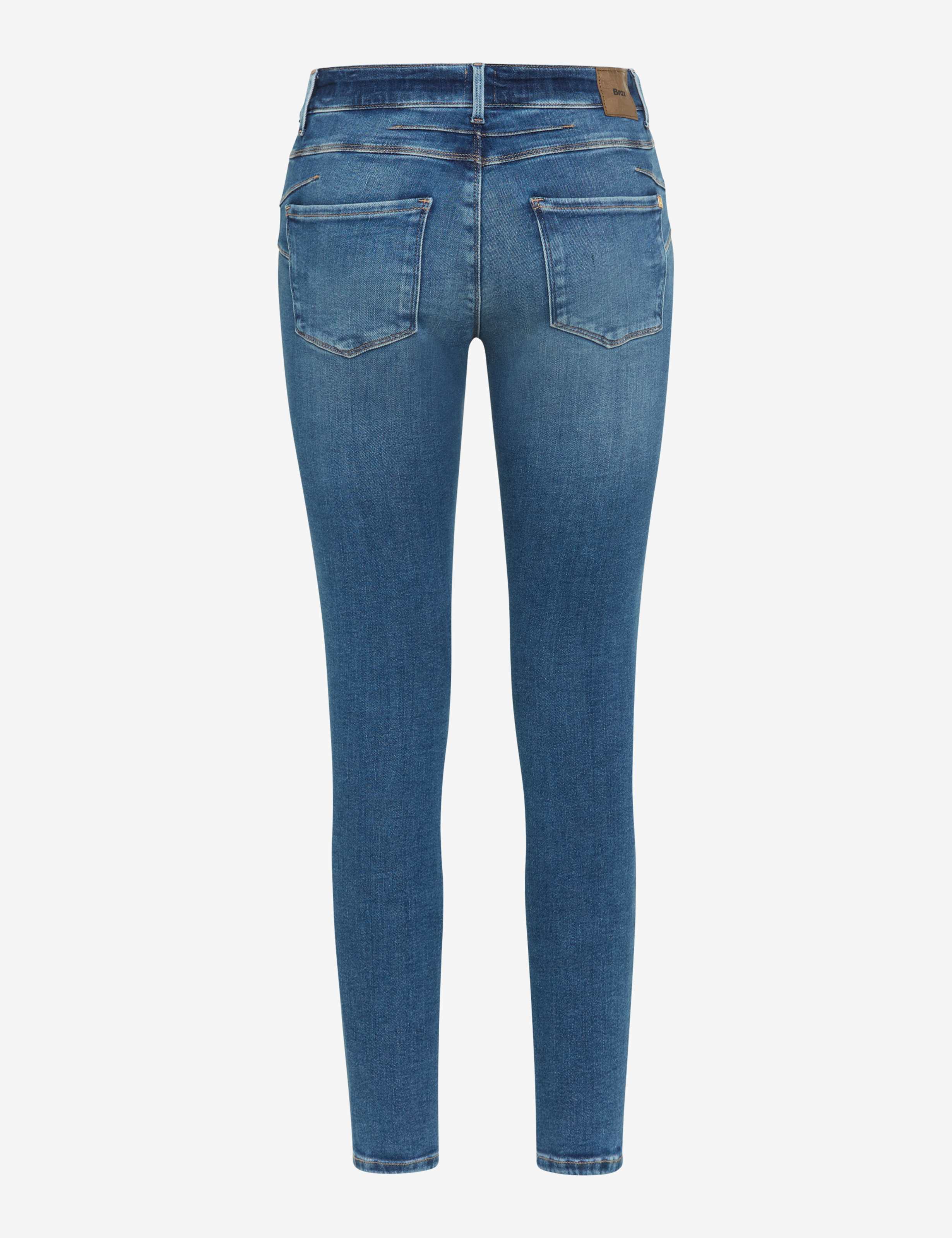 Femme Style ANA Denim Bleu Skinny Fit Détourage arrière