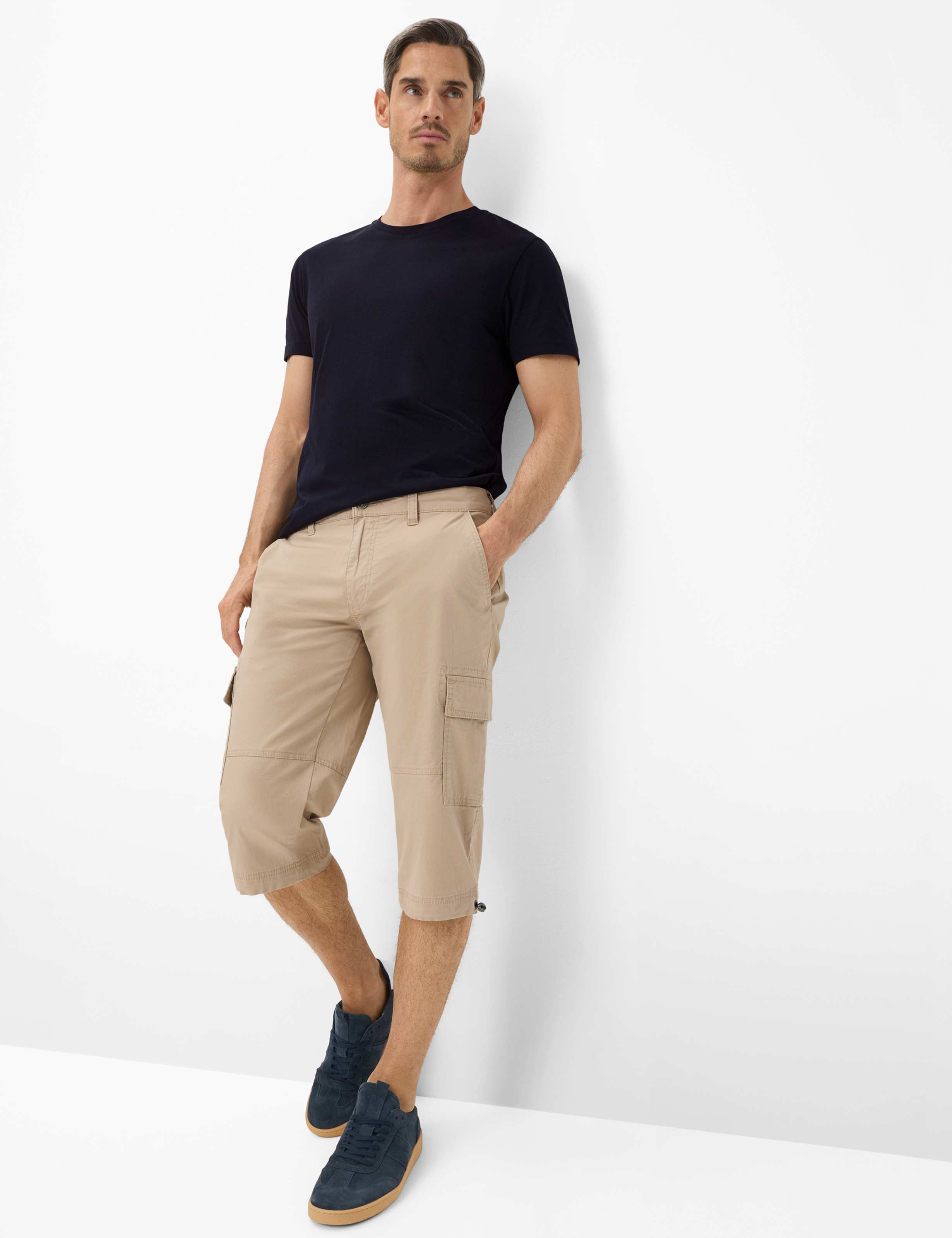 Herren Style BILL Beige Regular Fit Model Outfit