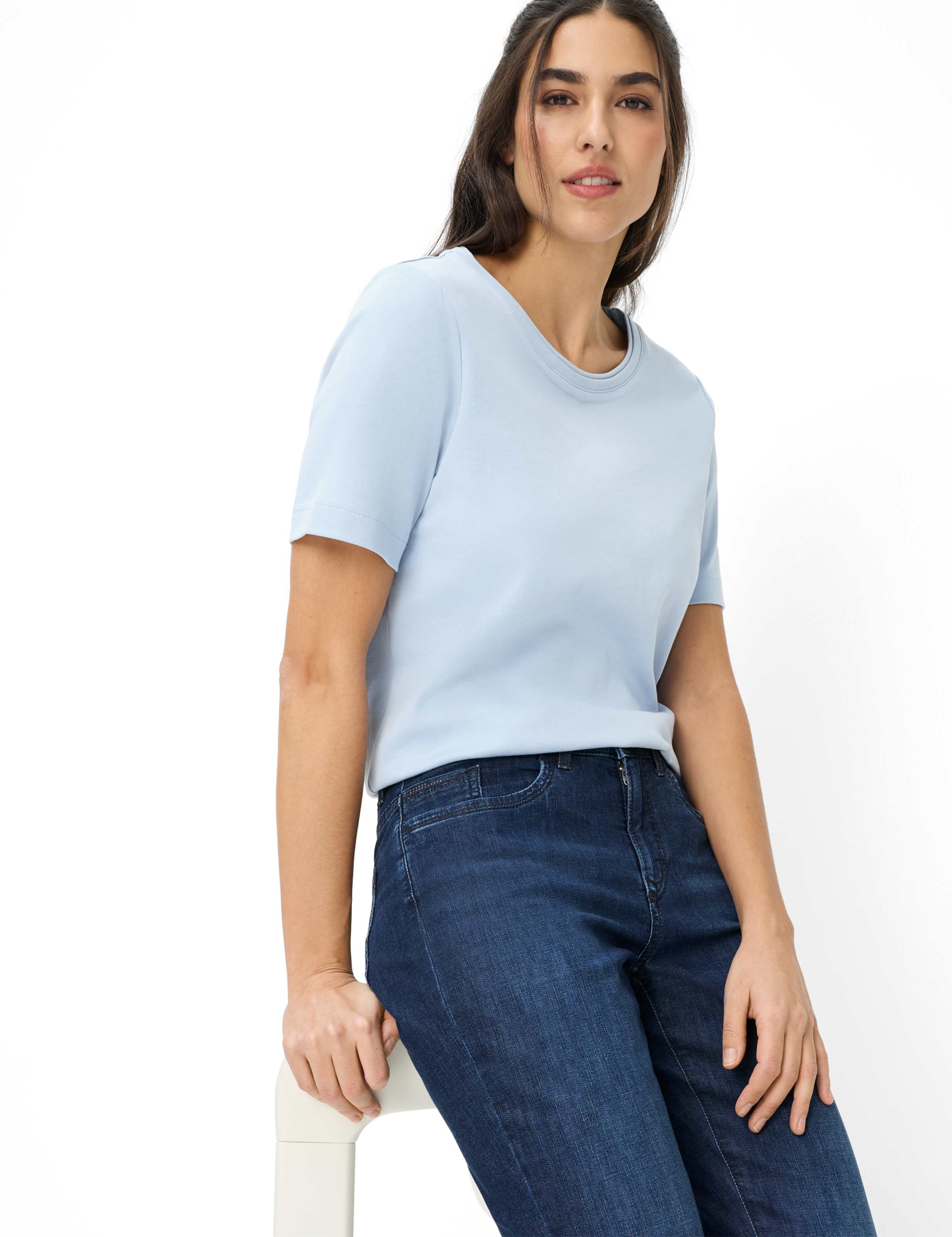 Dames Style CAROLA S Denim Donkerblauw Feminine Fit Detail 1