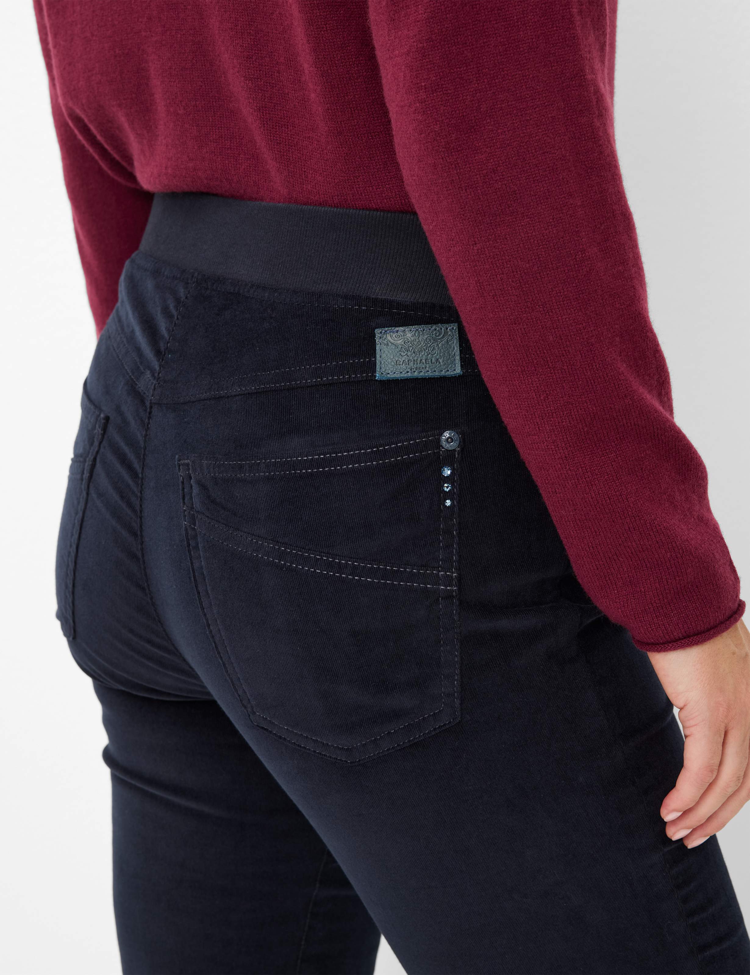 Damen Style PAMINA Dunkelblau Slim Fit Detail 2
