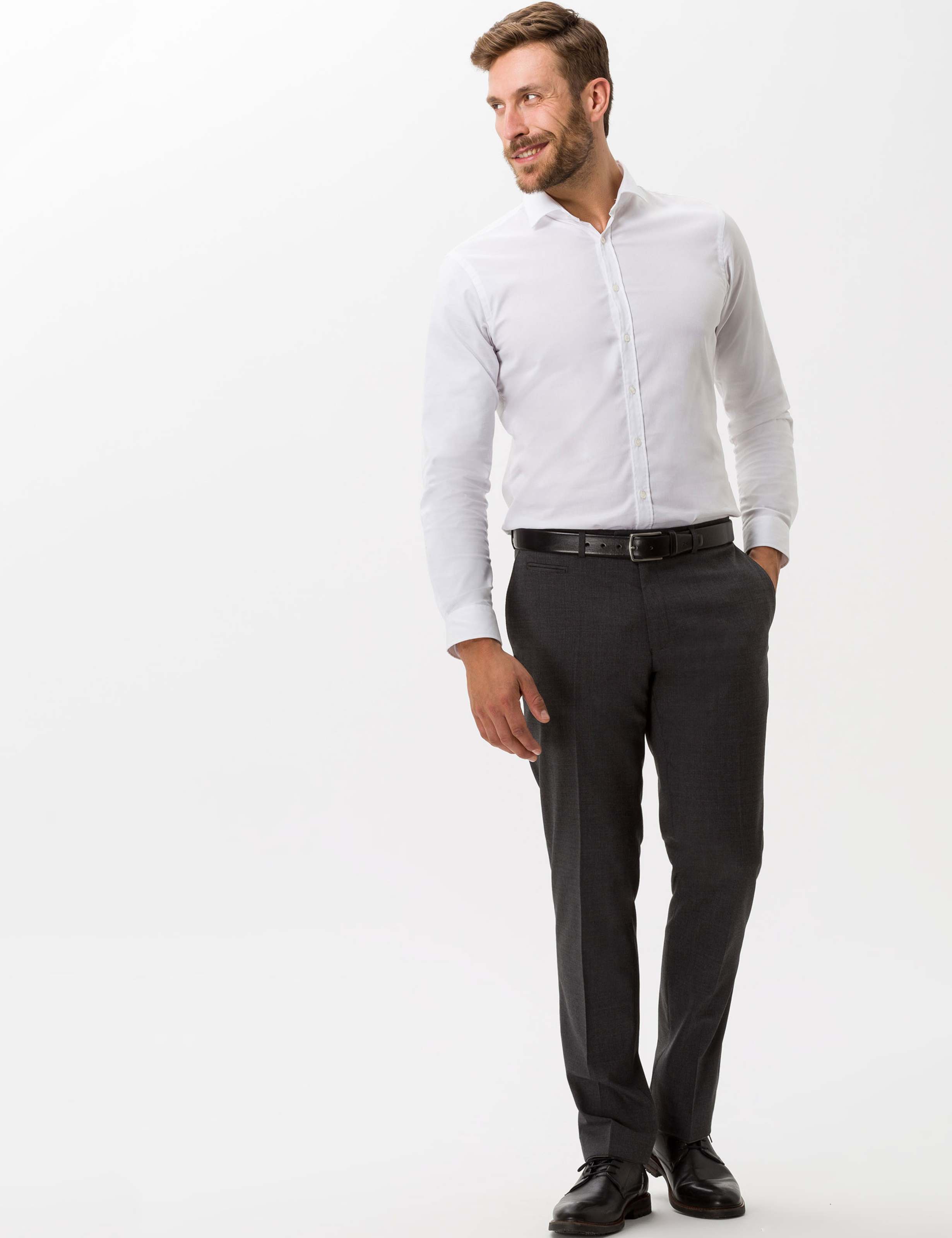 Herren Style ENRICO Grau Regular Fit Model Outfit