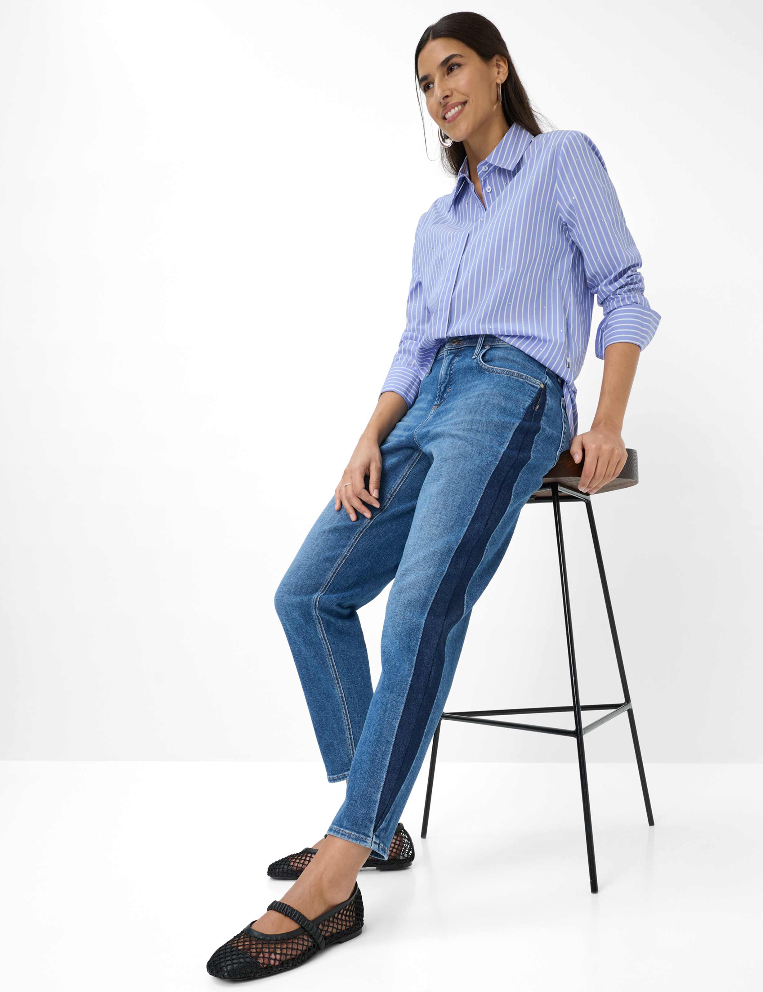 Damen Style MILEY S Denim Blau Modern Fit Detail 1