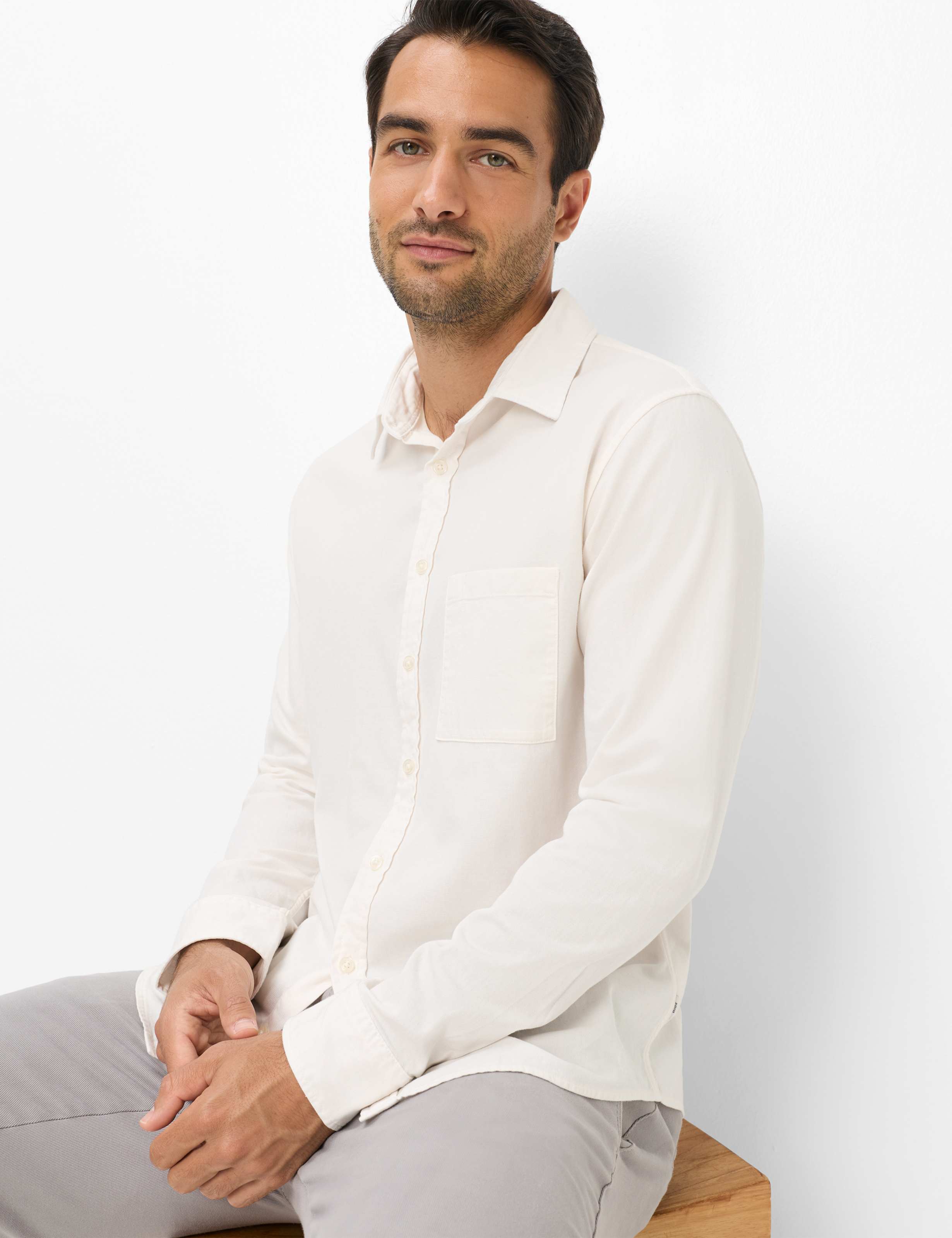 Herren Style HAROLD Cremeweiß  Detail 1