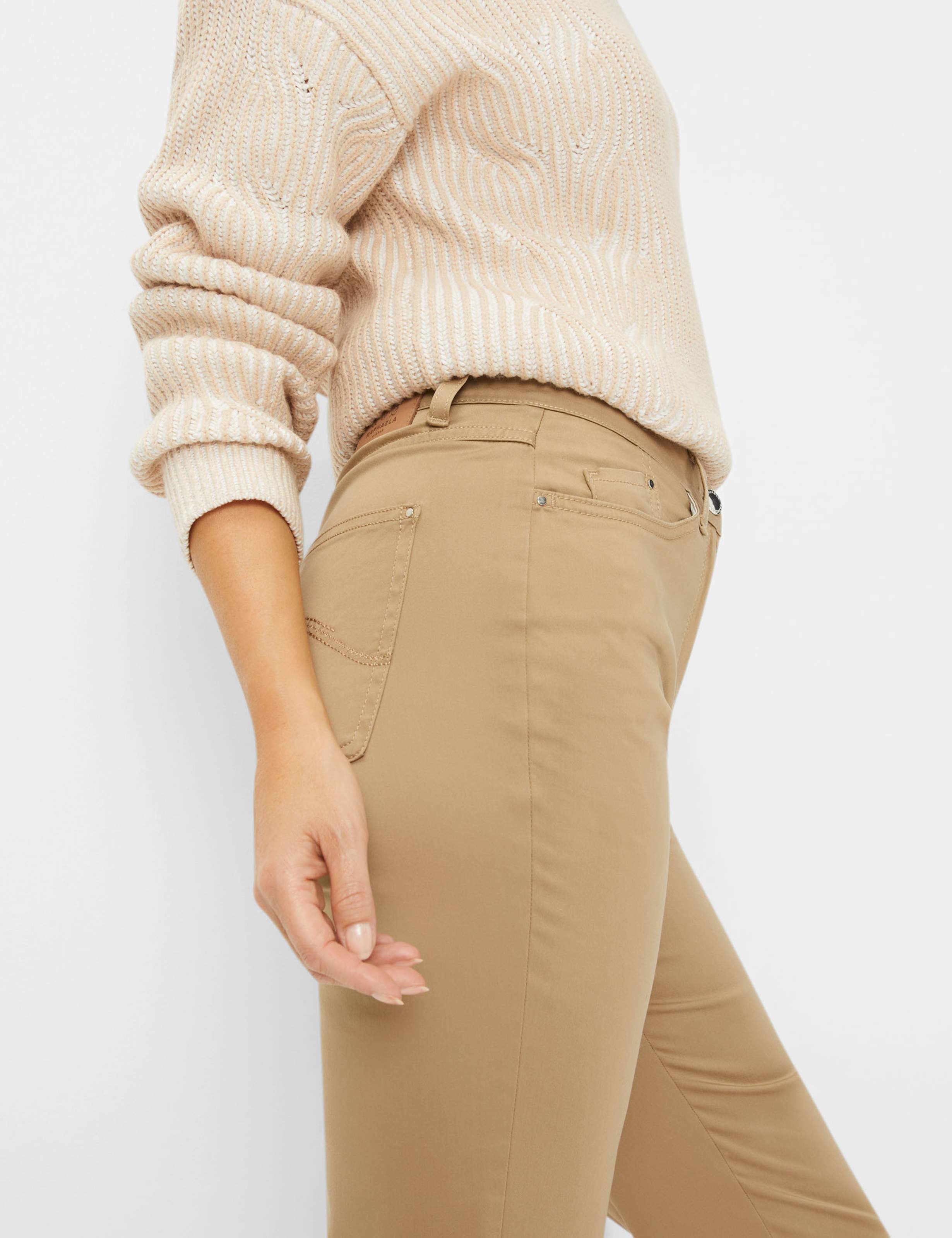 Damen Style PATTI STRAIGHT Beige Slim Fit Detail 2