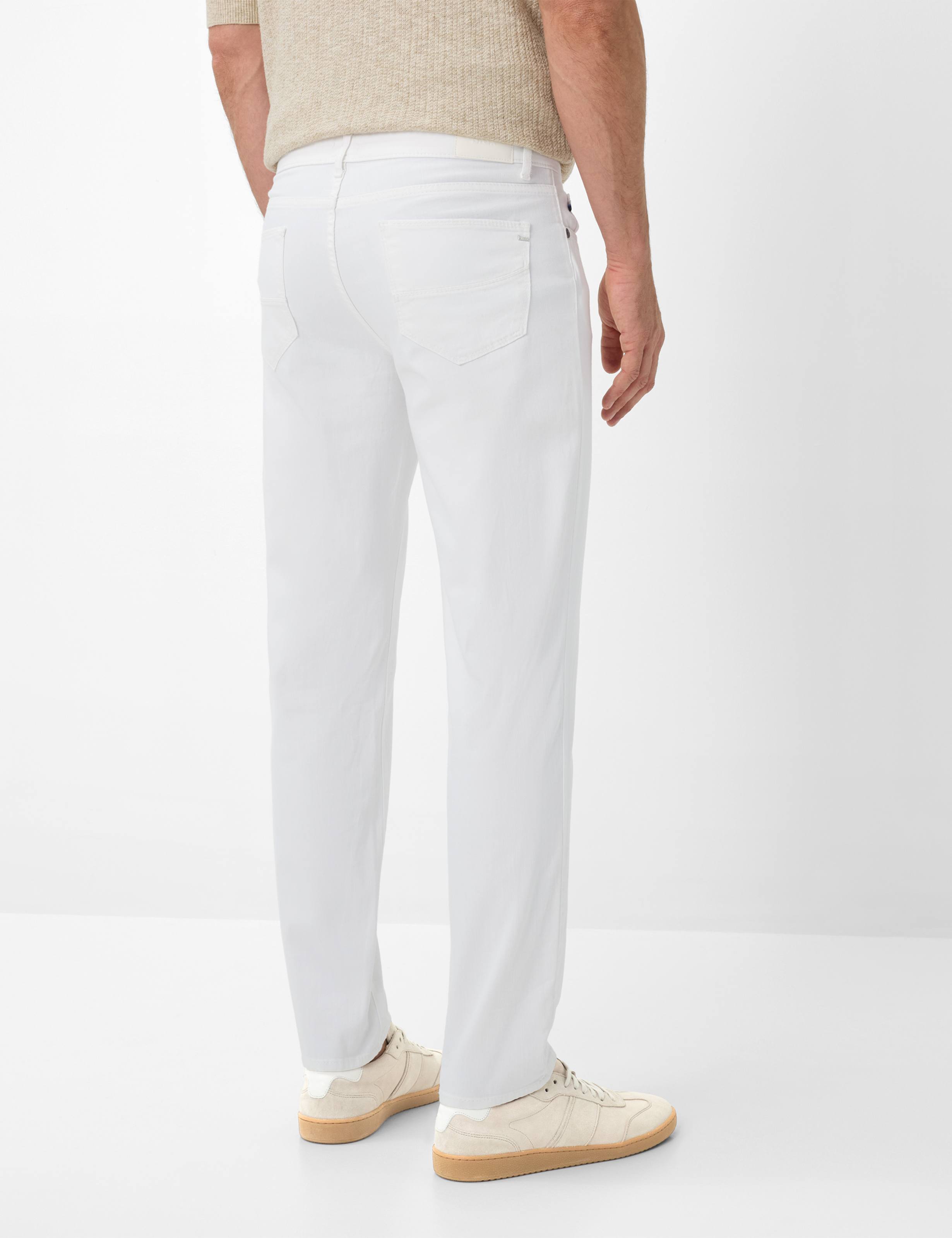 Thumbnail - Brax Herren Five-Pocket-Hose Style CADIZ WHITE, denim weiß, Gr. 35/30