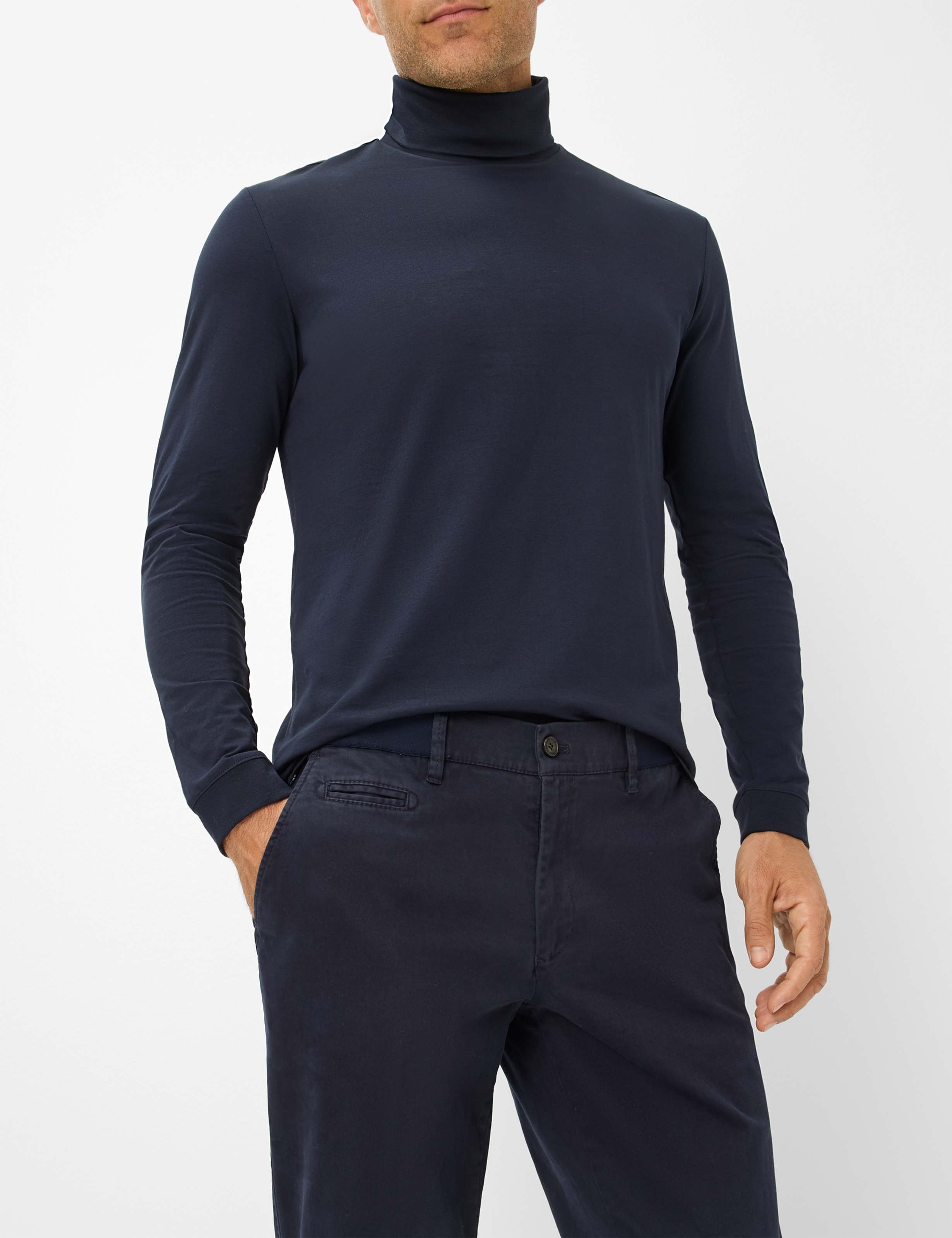 Homme Style TORGE Bleu Foncé Regular Fit Détail 1