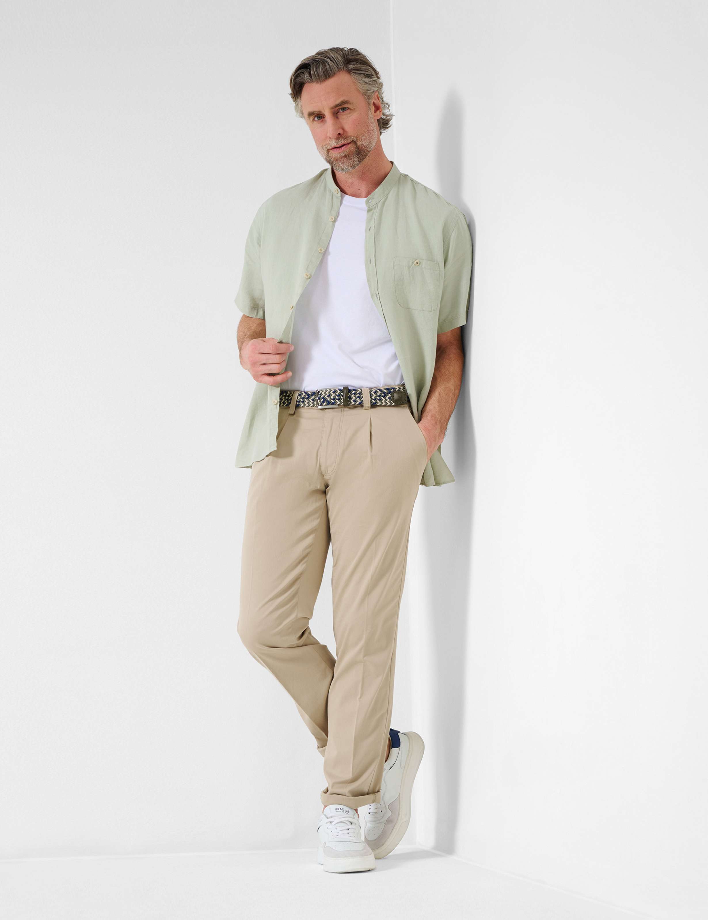 Men Style LUIS BEIGE Regular Fit Model Outfit