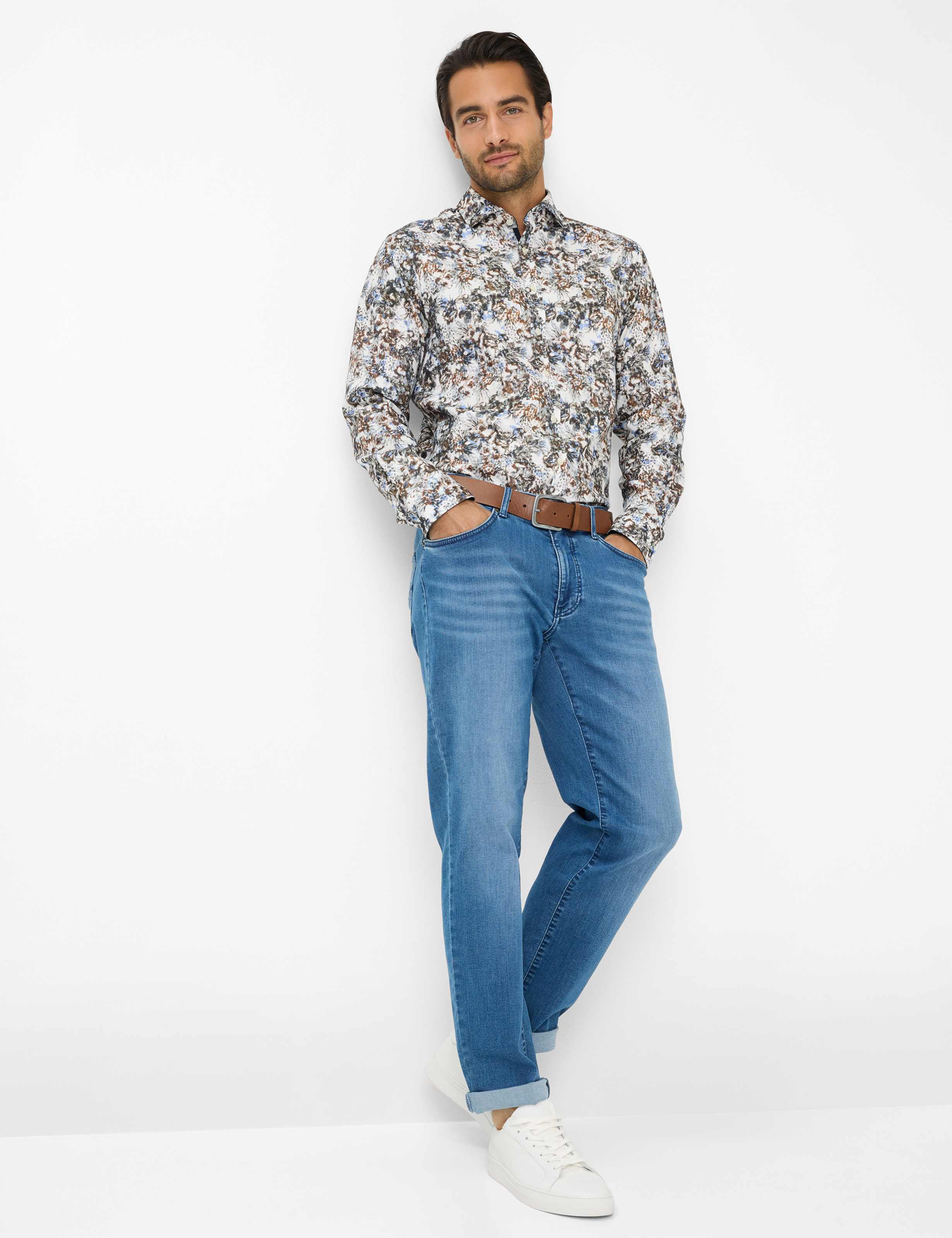 Homme Style HAROLD Bleu  Tenue du mannequin
