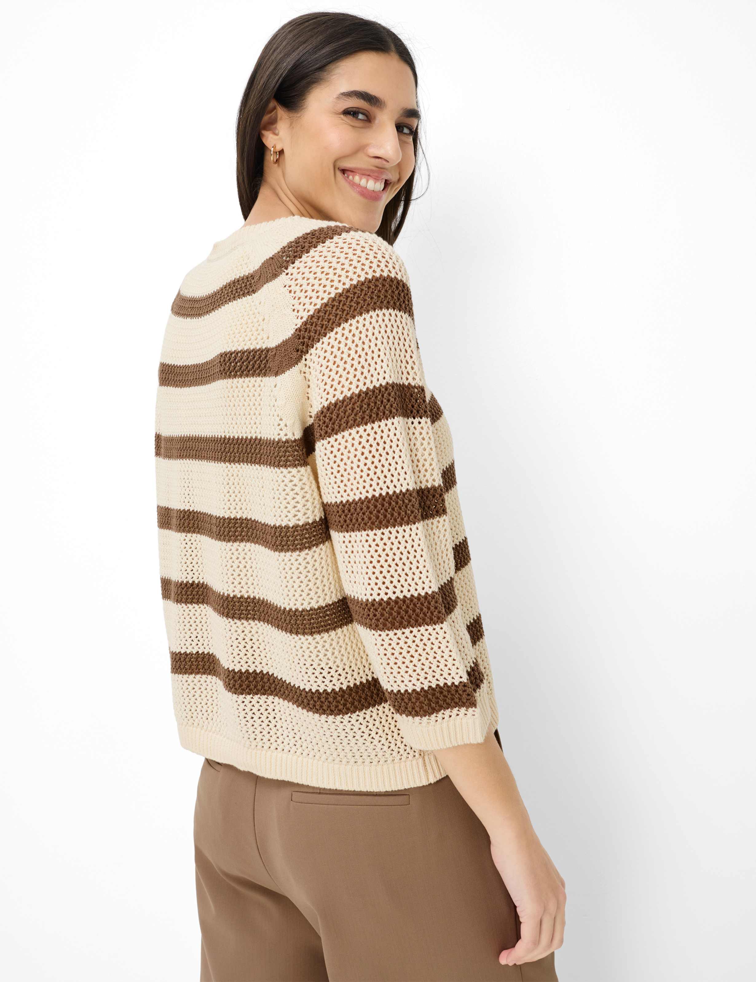 Thumbnail - Brax Damen Strickpullover Style NALA mocha brown, dunkelbraun, Gr. 42