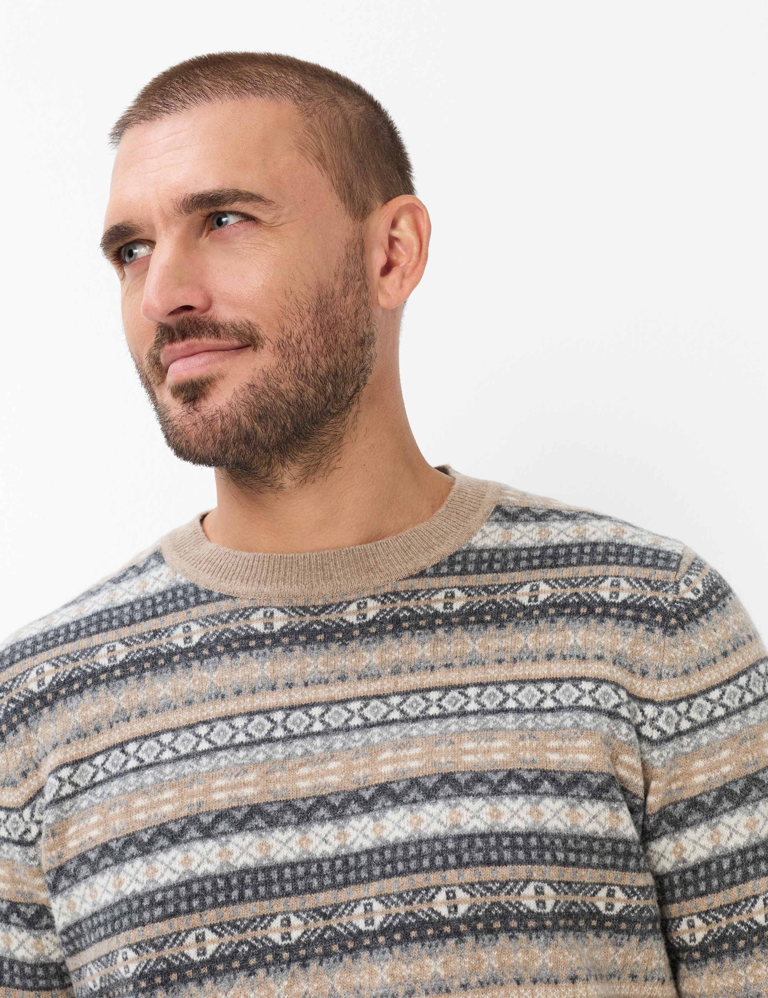 Homme Style RICK Marron Clair  Détail 2