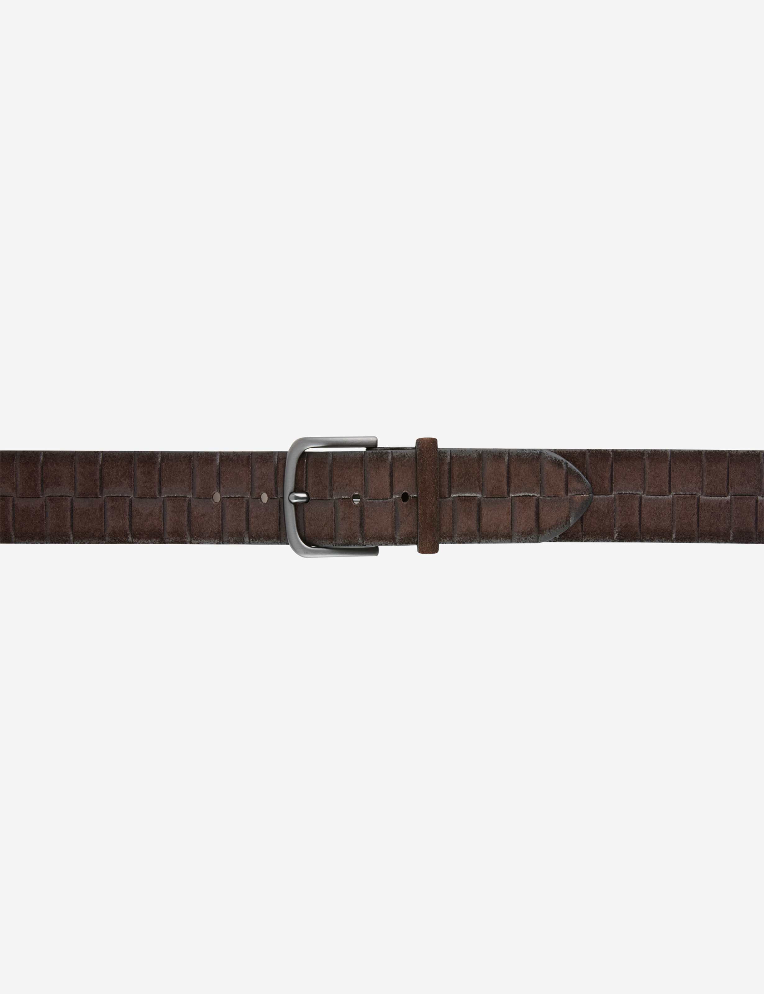 Homme Style CEINTURE POUR HOMME Marron Foncé  Détail 1