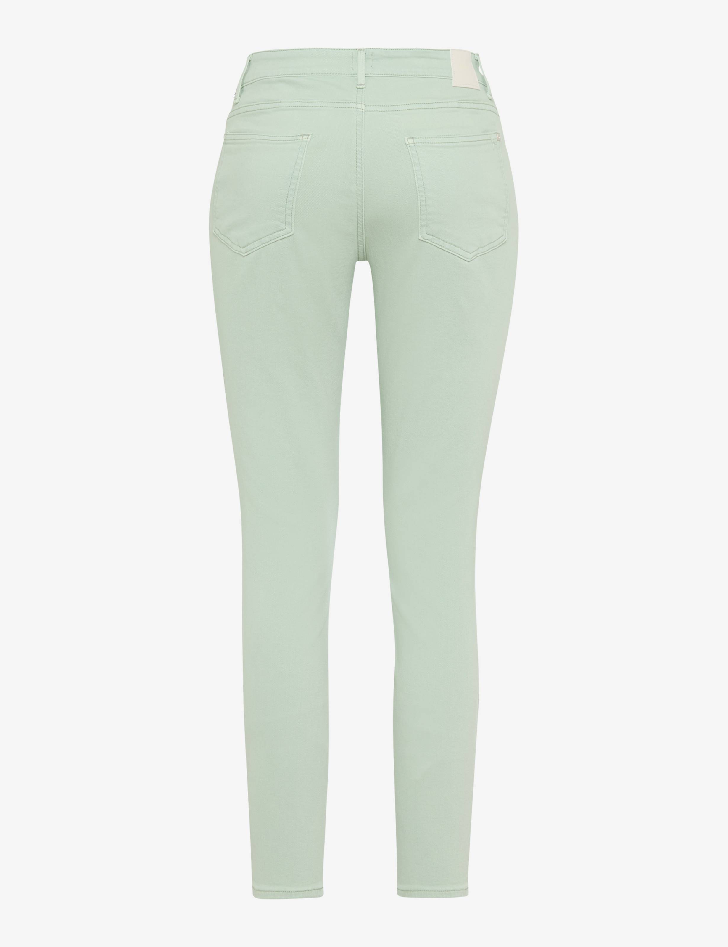 Women Style SHAKIRA S Denim Light Green Slim Fit Stand-alone rear view