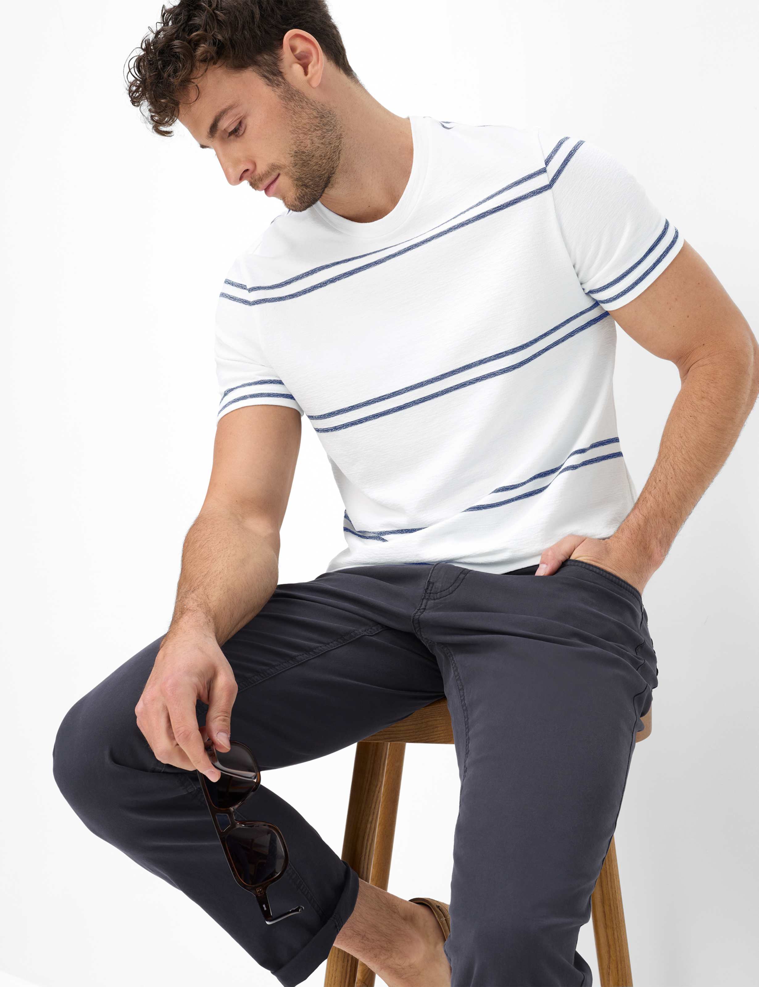 Homme Style COOPER Bleu Foncé  Détail 1