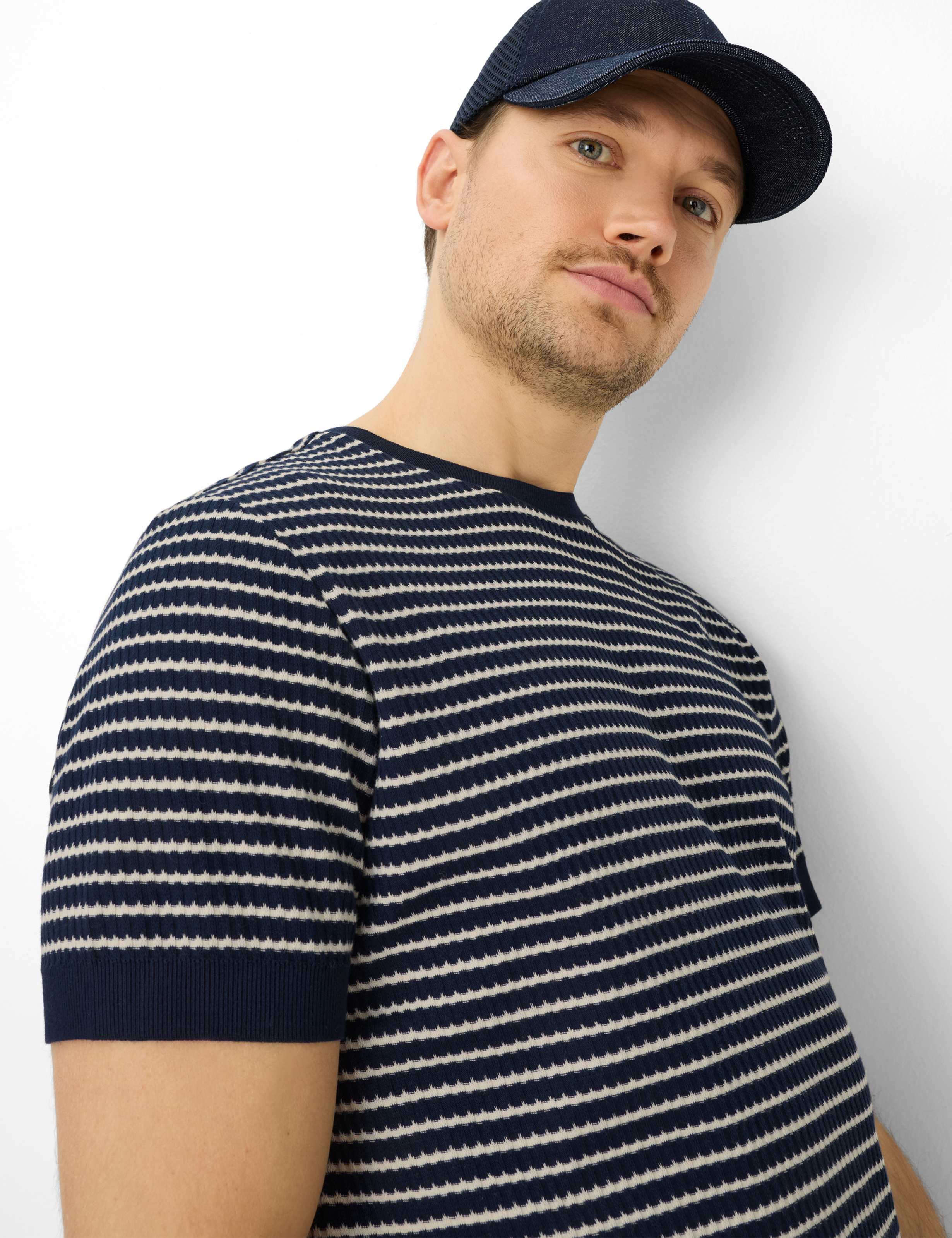 Homme Style TREVOR S Bleu Foncé  Détail 1