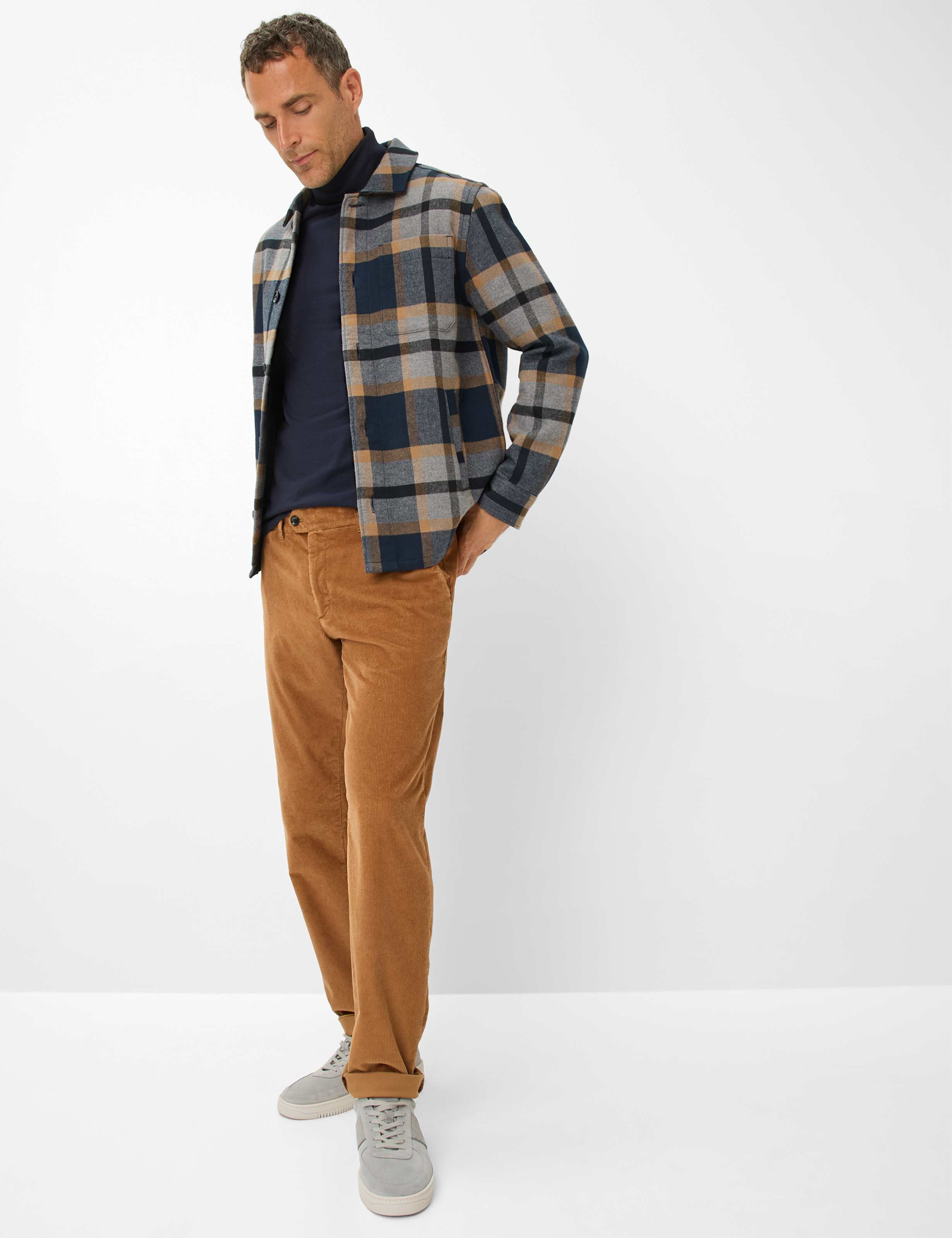 Men Style JIM Brown Regular Fit Model Outfit