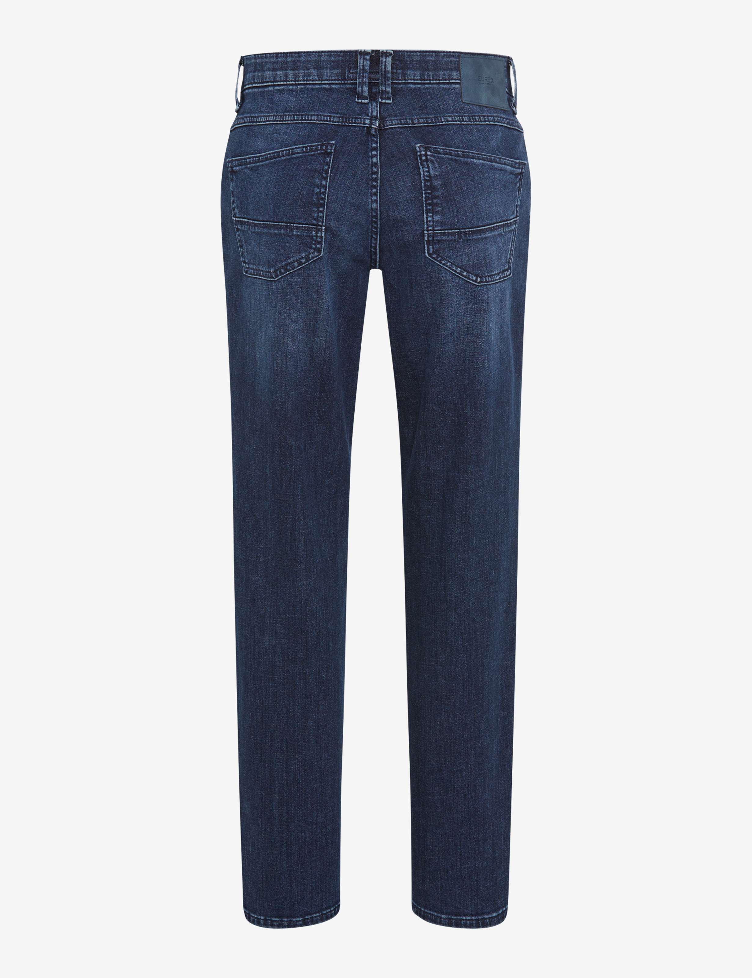Men Style LUKE Denim Blue Modern Fit Stand-alone rear view