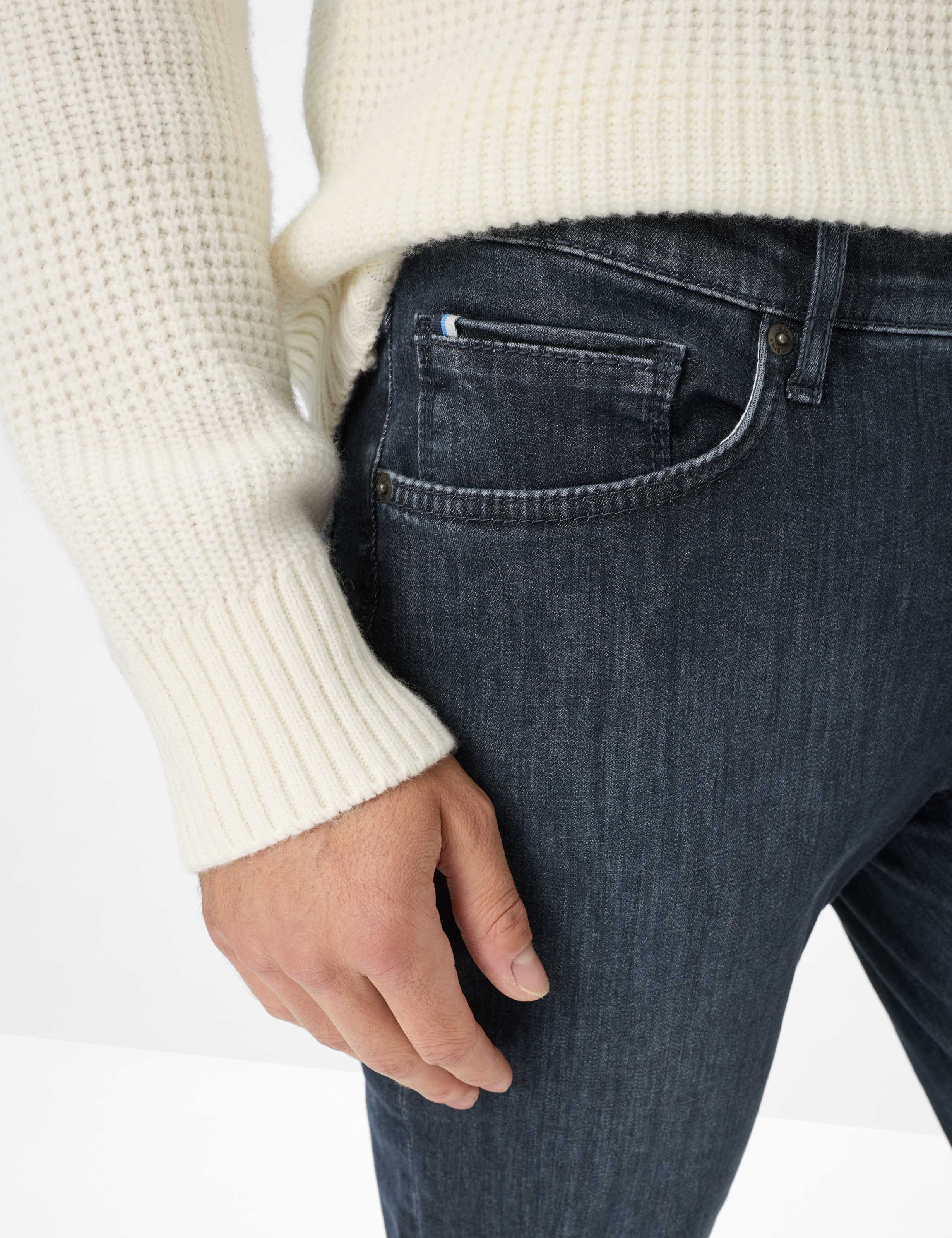 Homme Style CHUCK Denim Bleu Foncé Modern Fit Détail 2