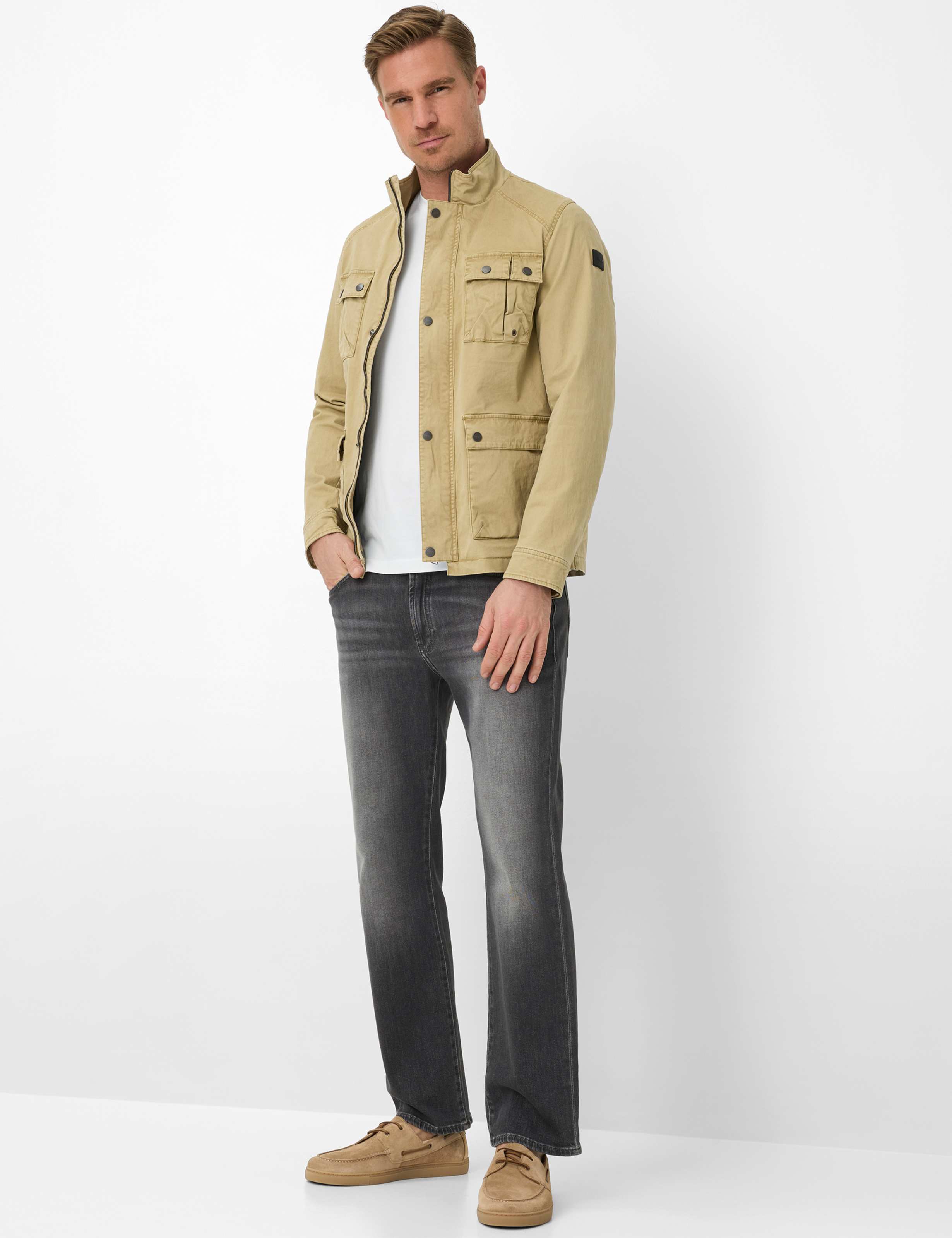 Men Style AZUR Light Brown  Model Outfit