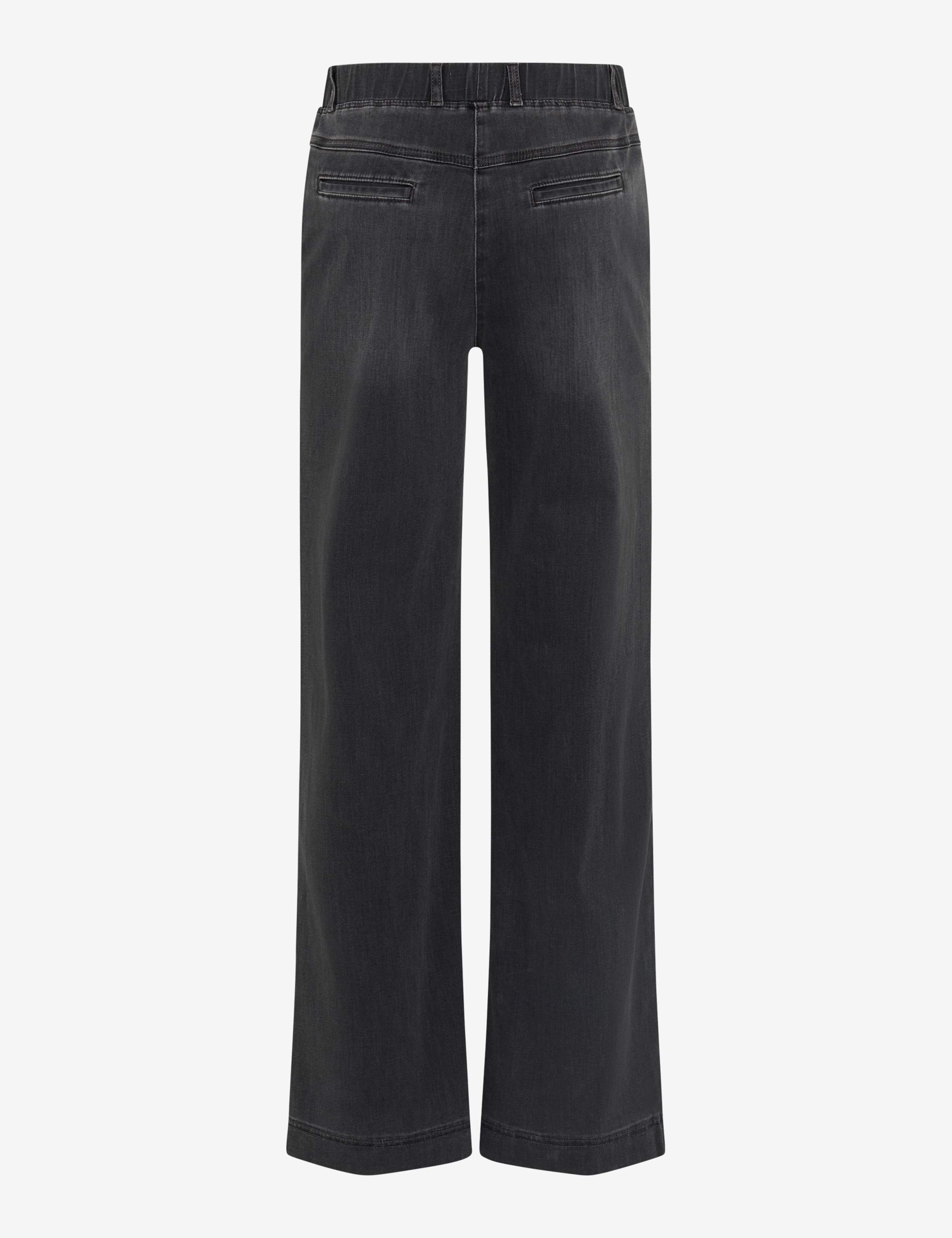 Femme Style PAM FLARED Denim Gris Clair  Détourage arrière