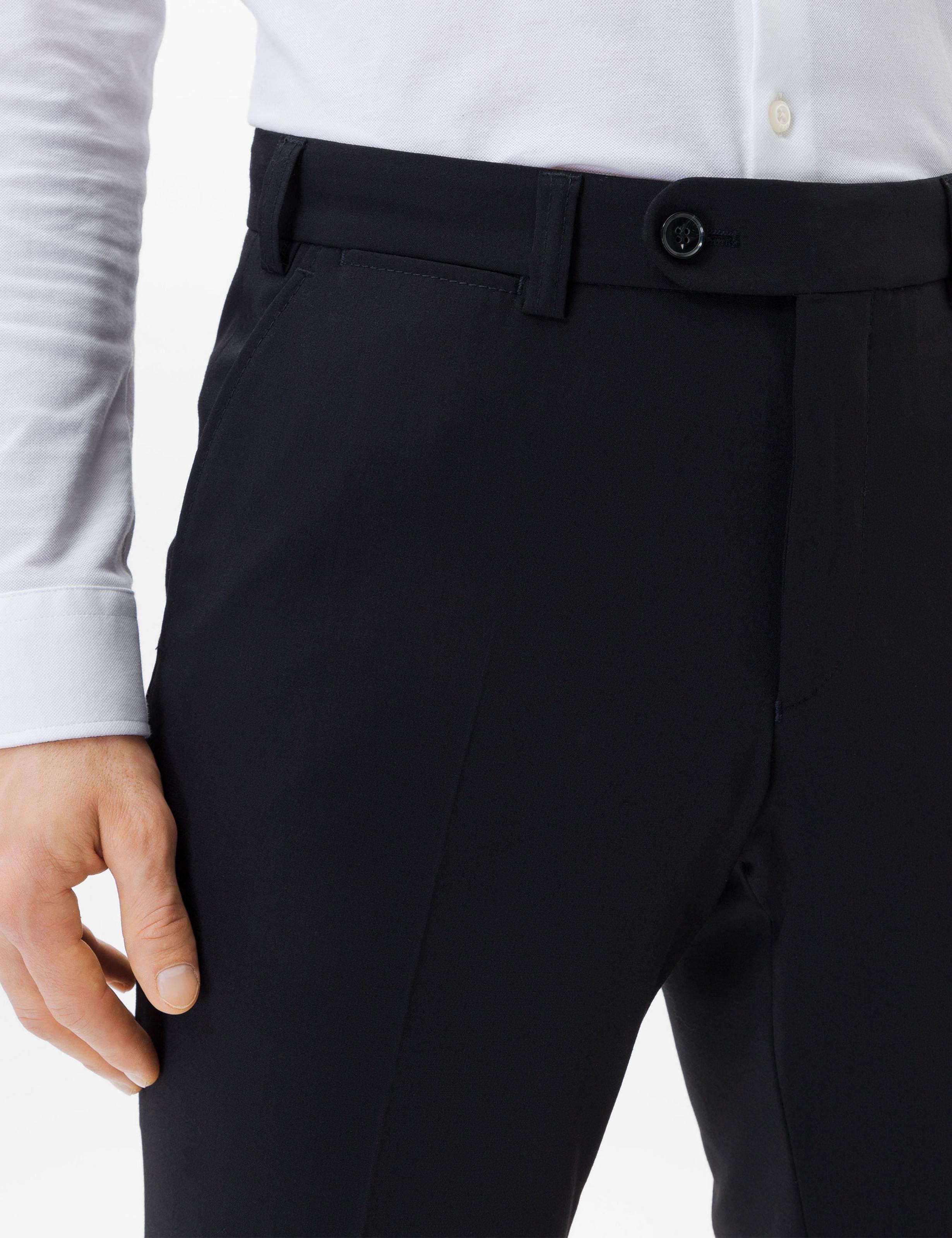 Herren Style JAN Schwarz Regular Fit Detail 2