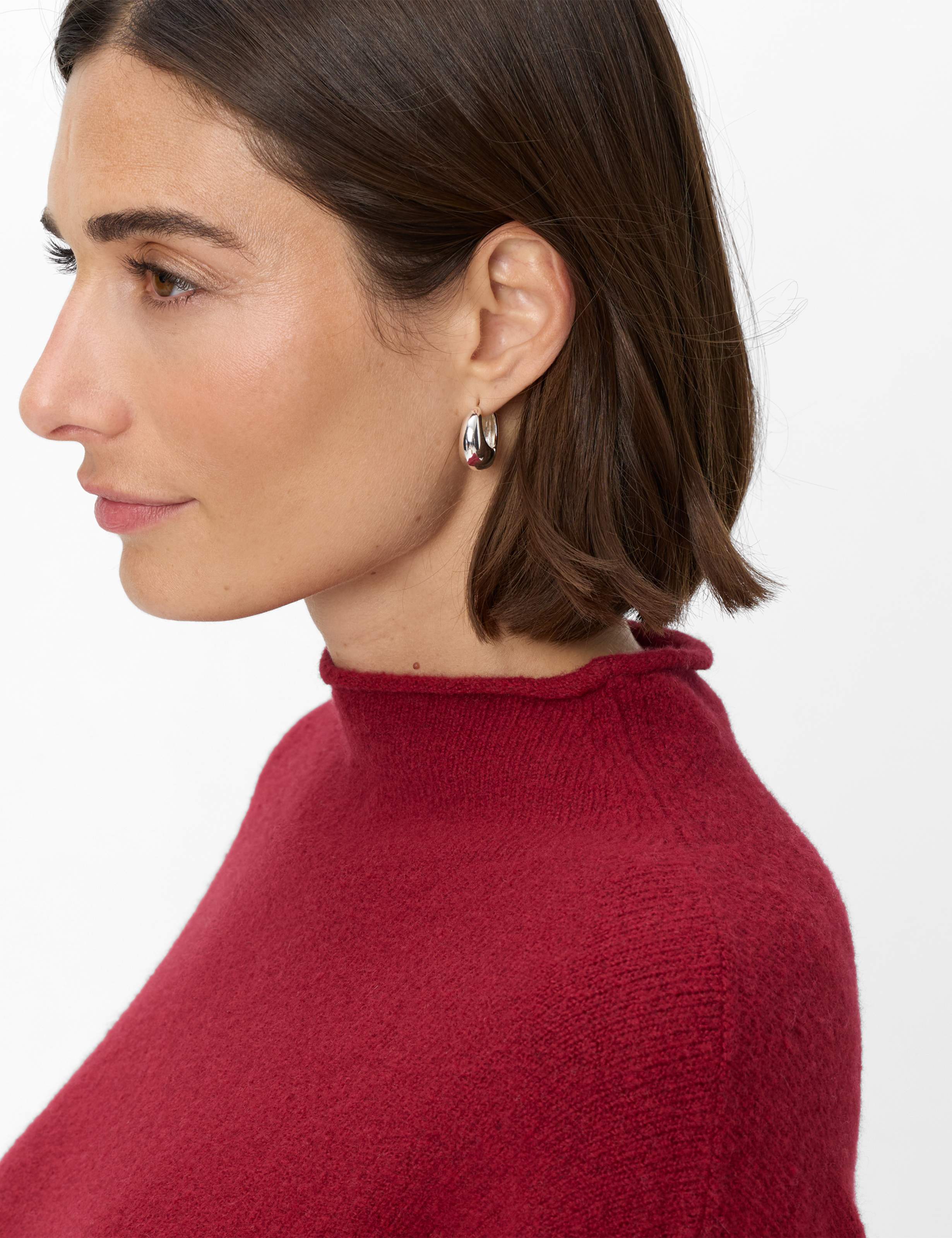 Femme Style LEA Rouge Foncé  Détail 2