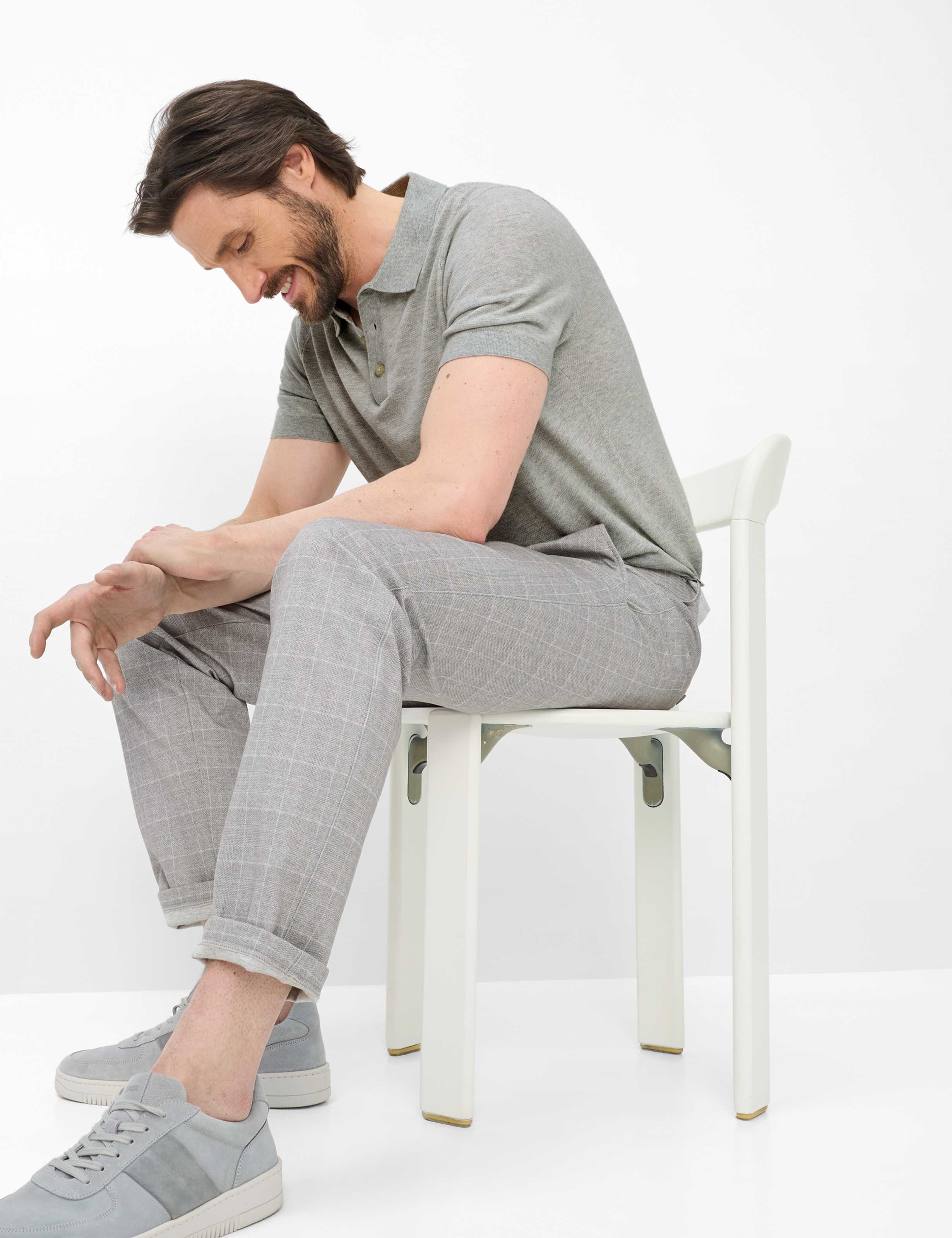 Homme Style THILO Gris Moyen Regular Fit Détail 1