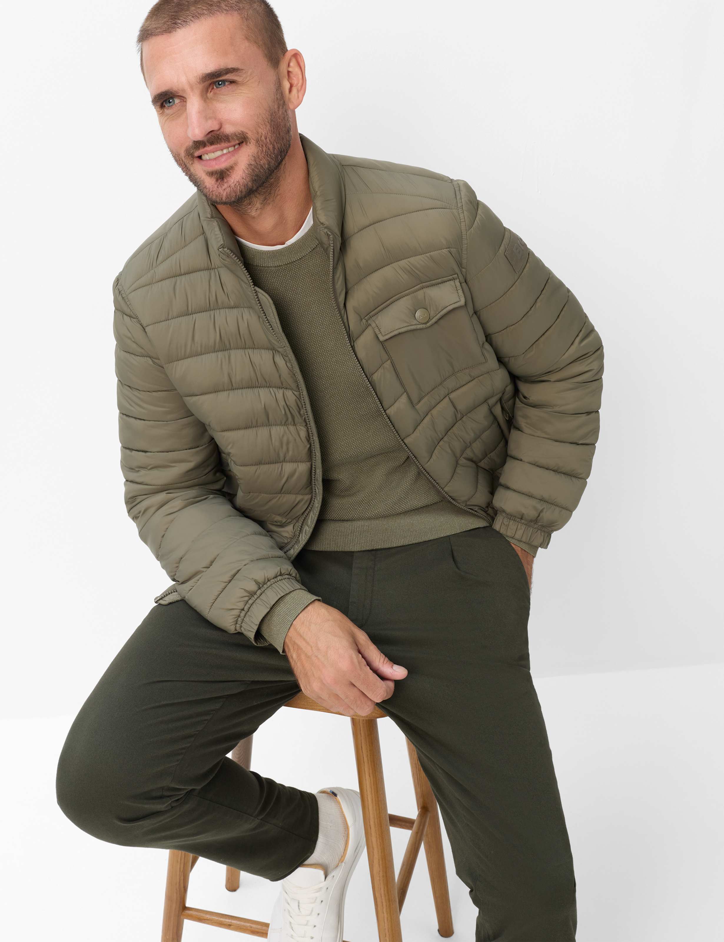 Herren Style RICK Grün - Oliv  Detail 1