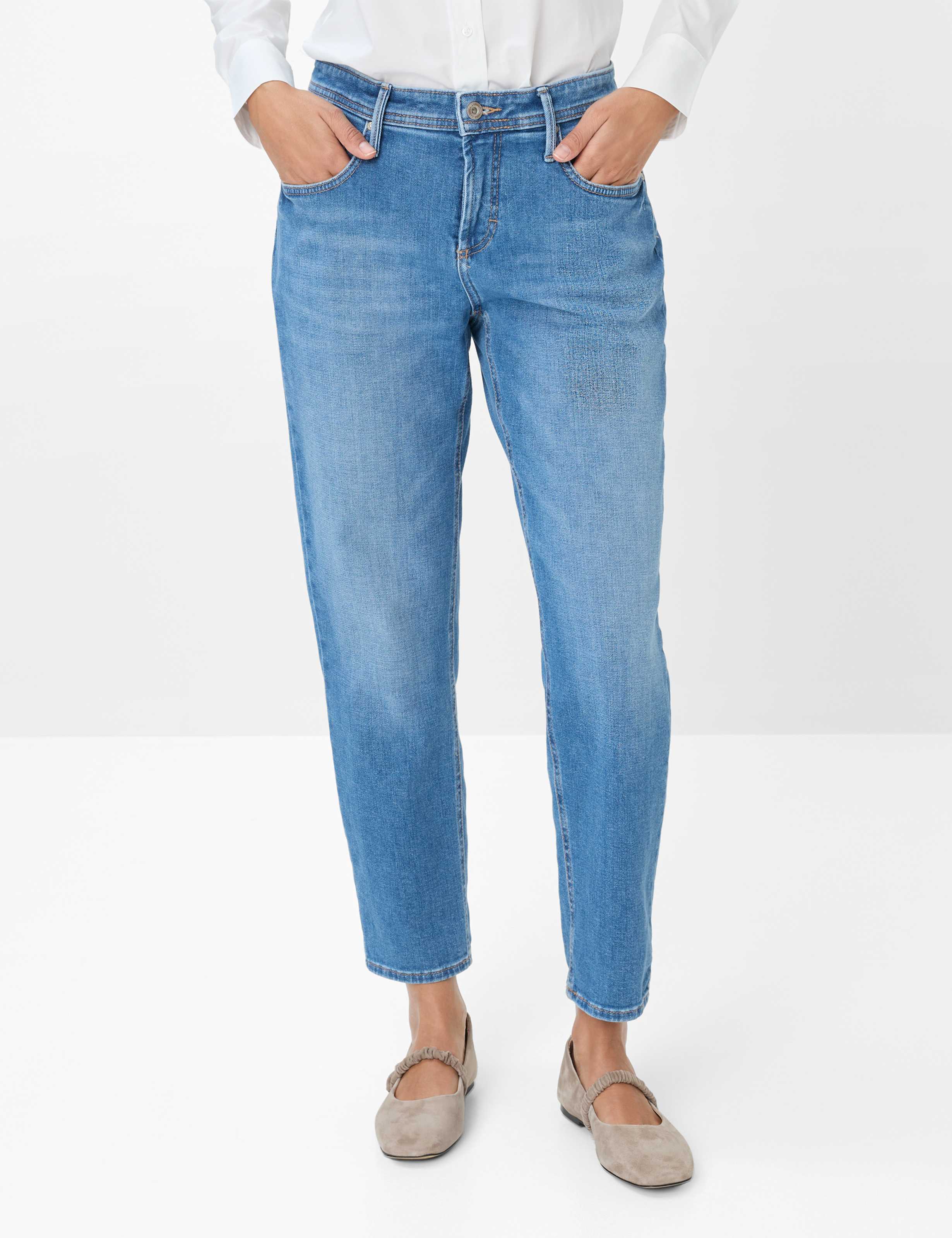 Thumbnail - Brax Damen Five-Pocket-Hose Style MILEY S USED LIGHT BLUE, denim hellblau, Gr. 44