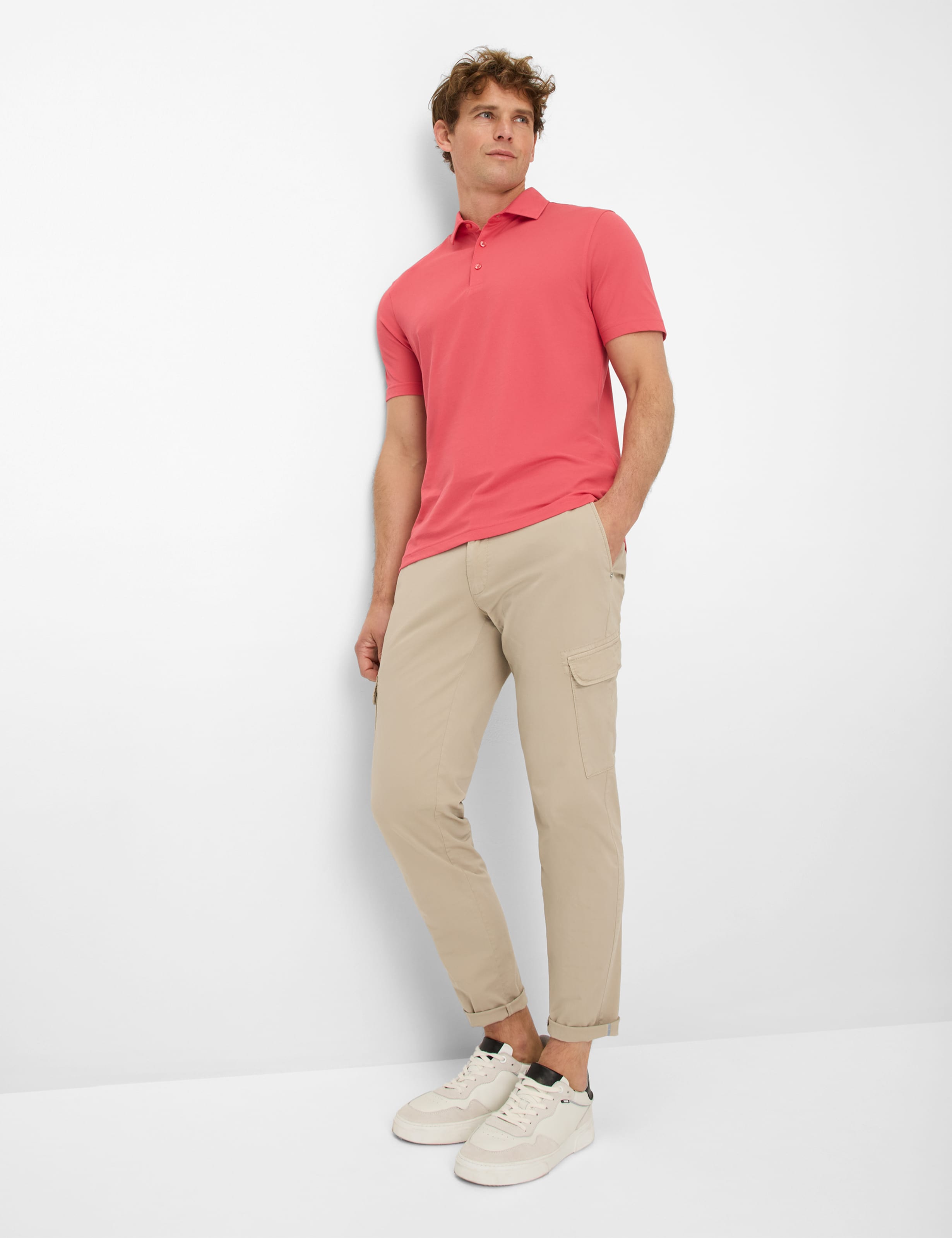 Herren Style PEPE Hellrot  Model Outfit