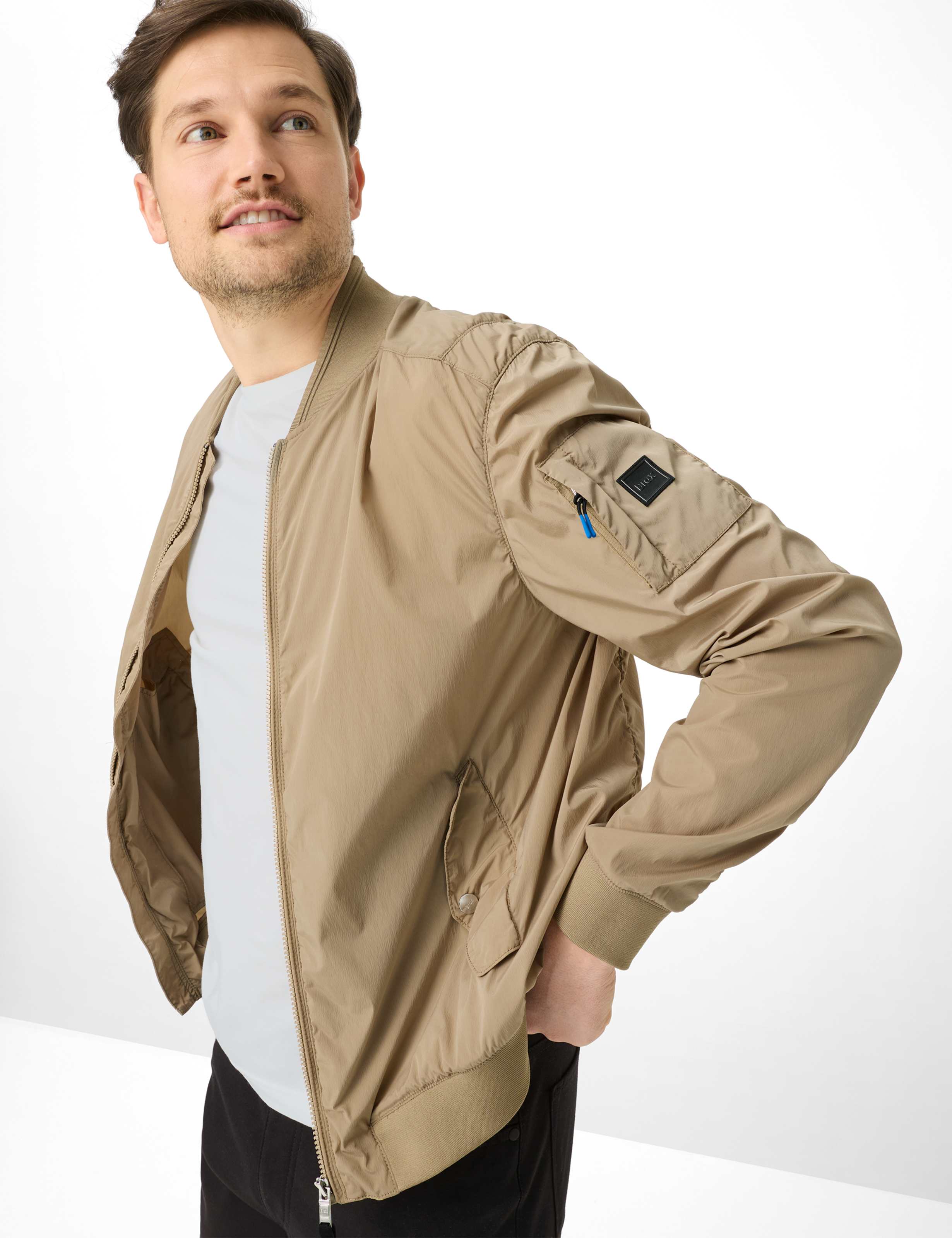 Thumbnail - Brax Herren Blouson Style CREW sand, Beige, Gr. XXXL