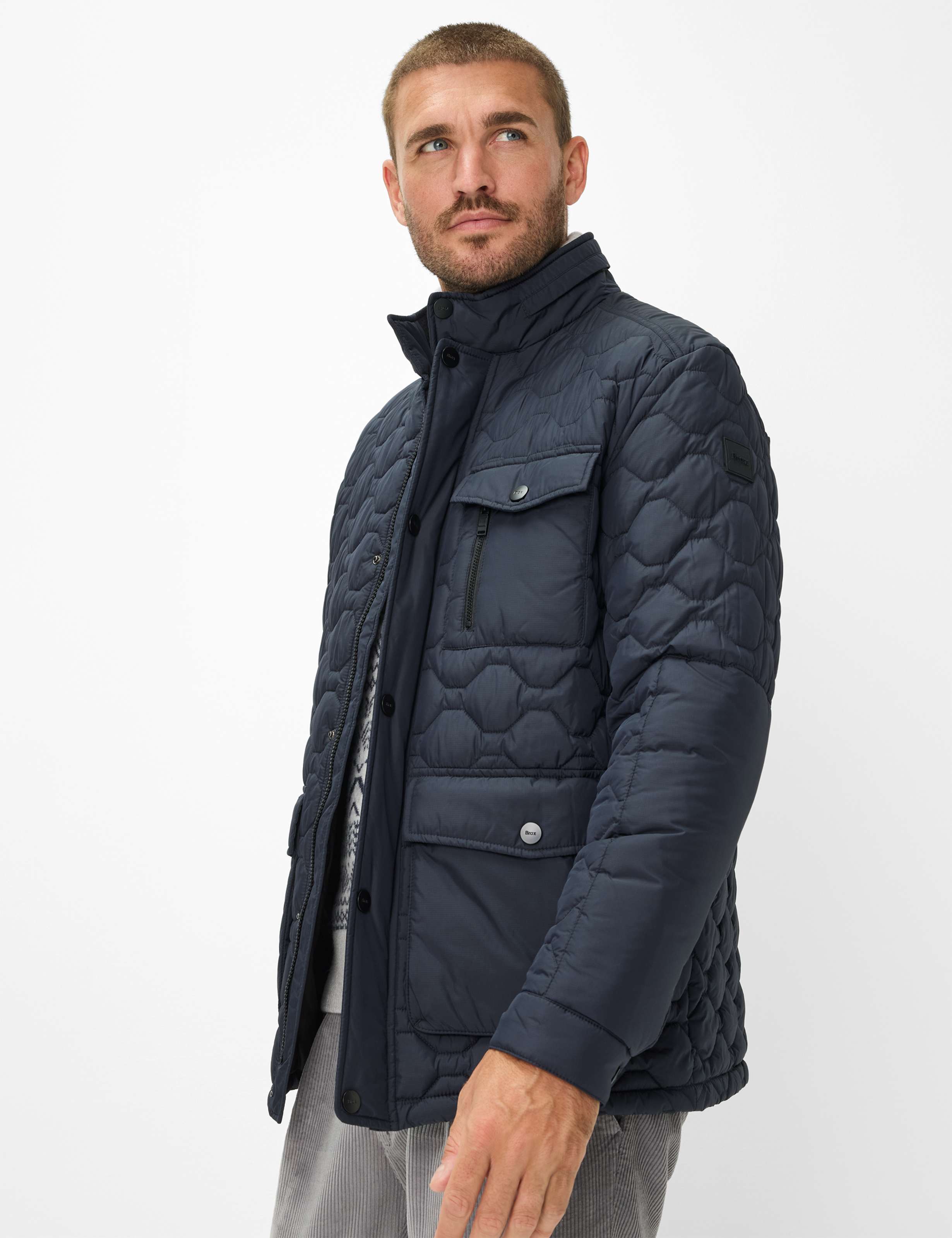 Blautöne, Herren, Style SANTO, MODEL_FRONT_ISHOP