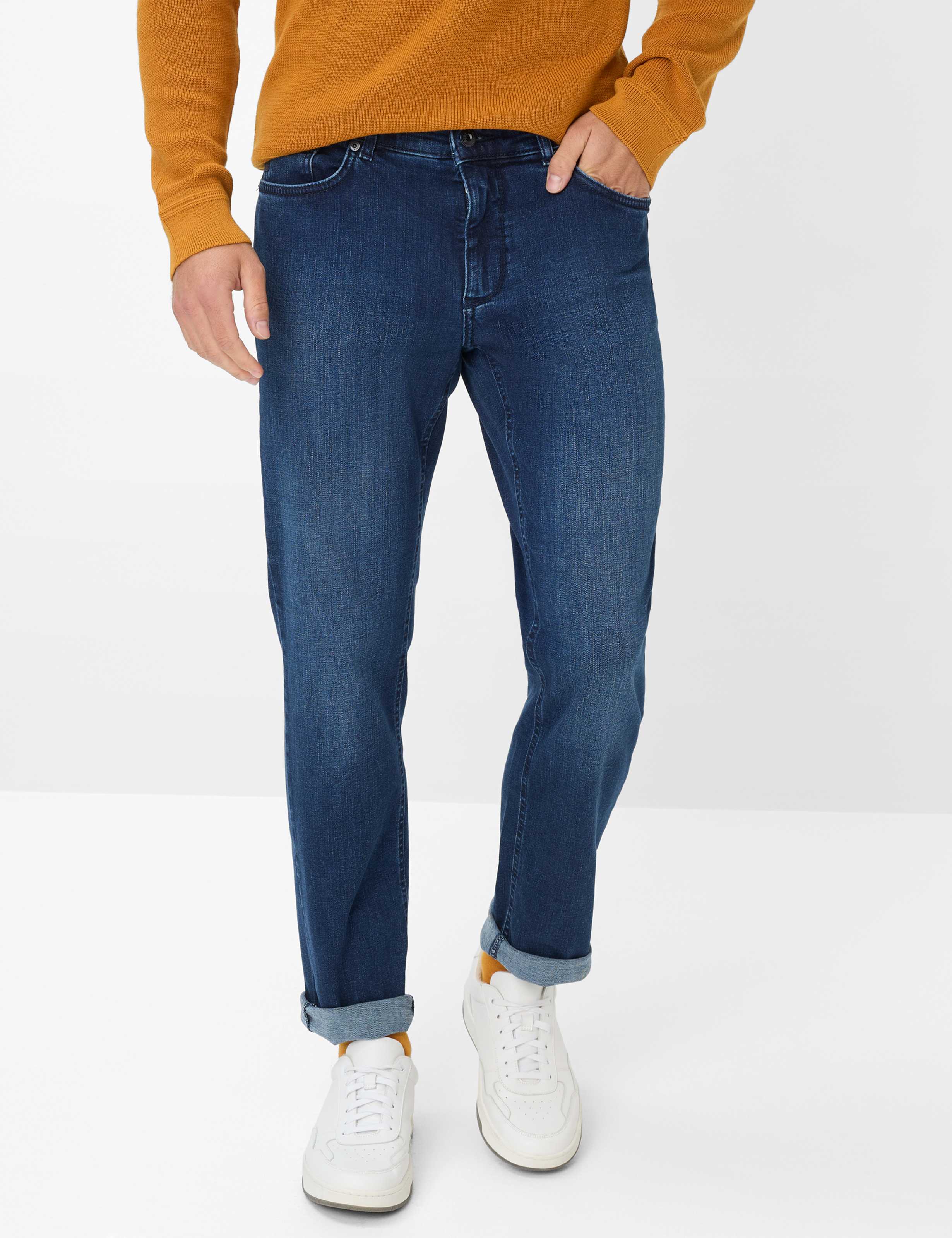 Thumbnail - Brax Herren Five-Pocket-Hose Style COOPER, denim blau, Gr. 40/38
