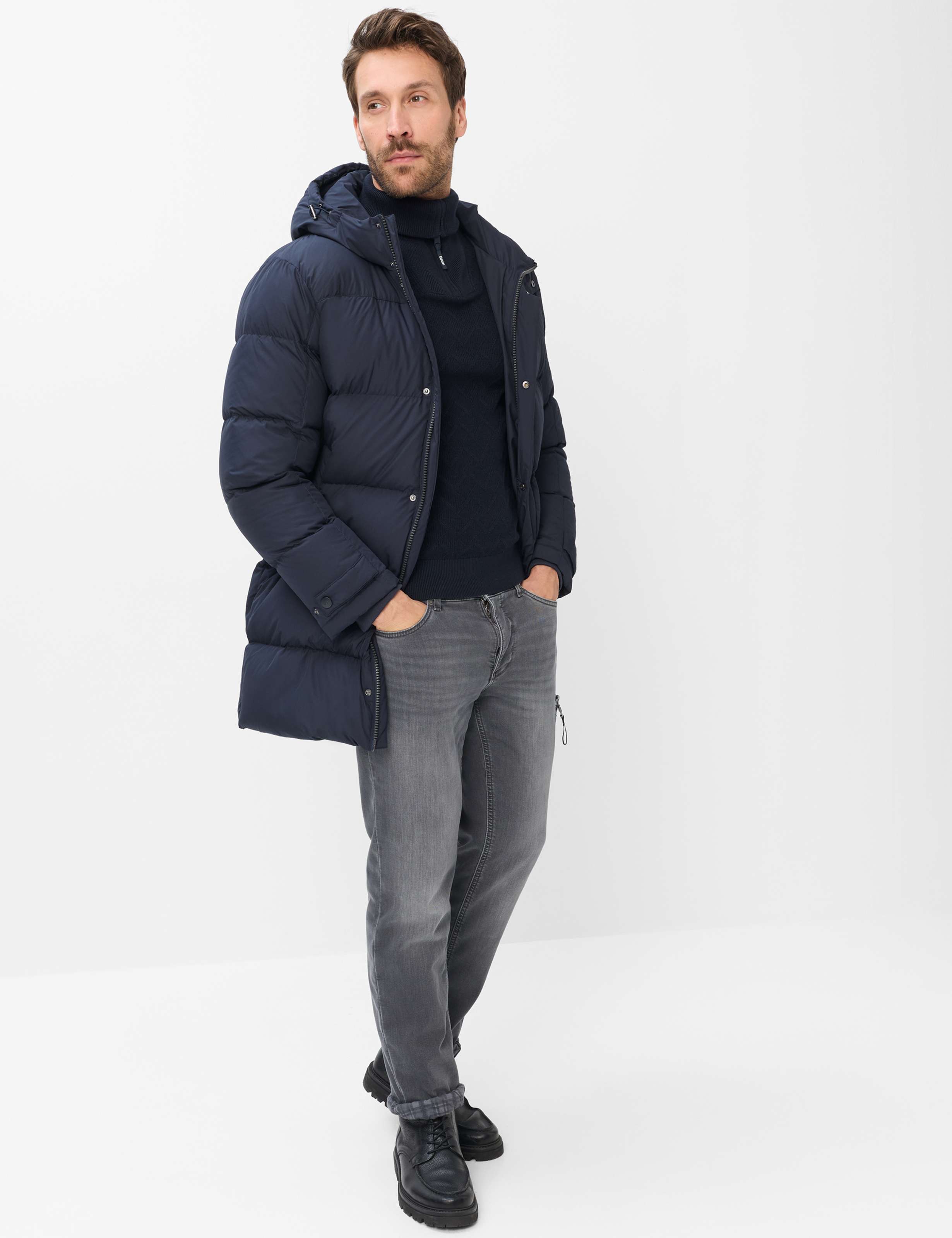 Homme Style STEVEN Bleu Foncé  Tenue du mannequin