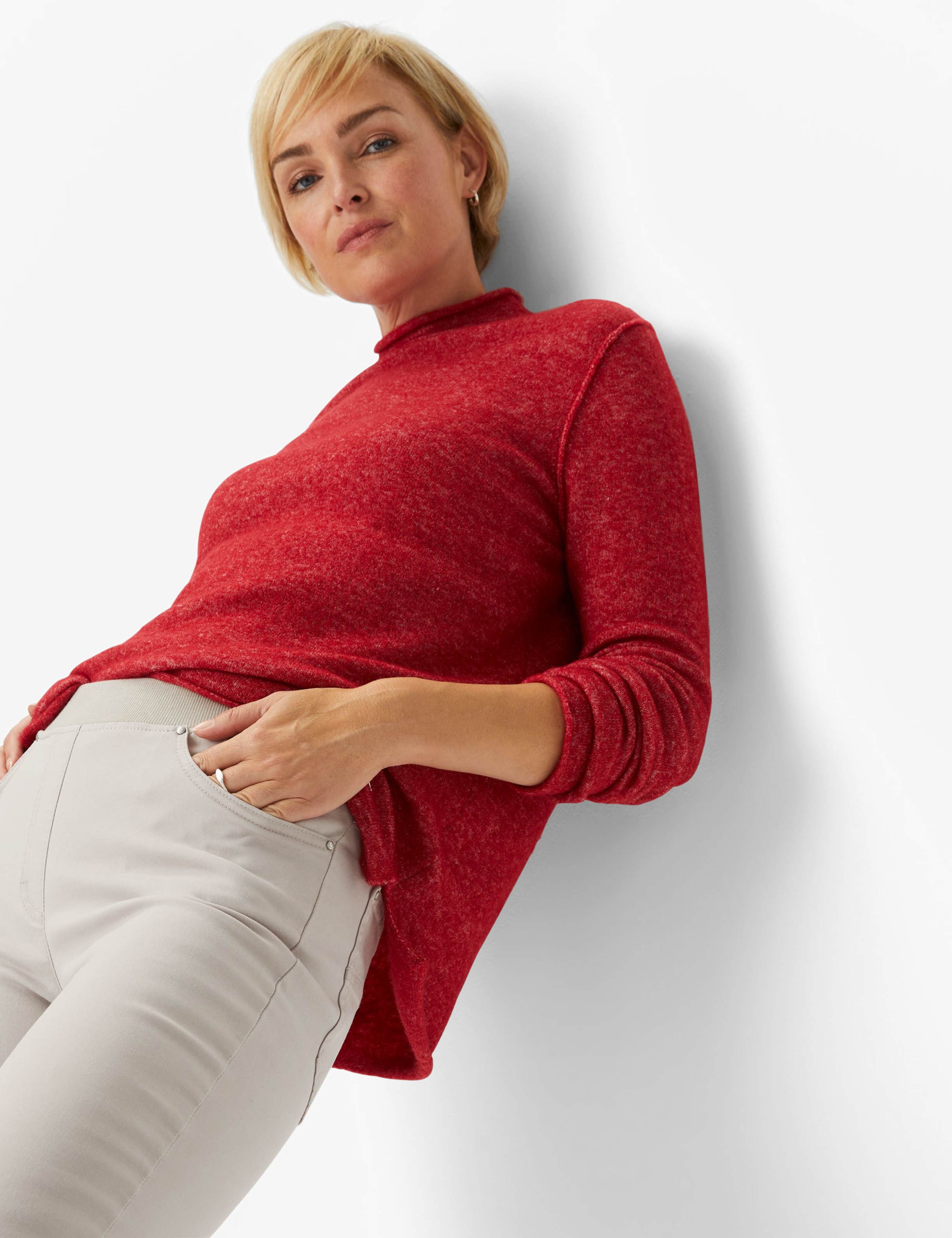 Femme Style PAMINA Gris Clair Slim Fit Détail 1