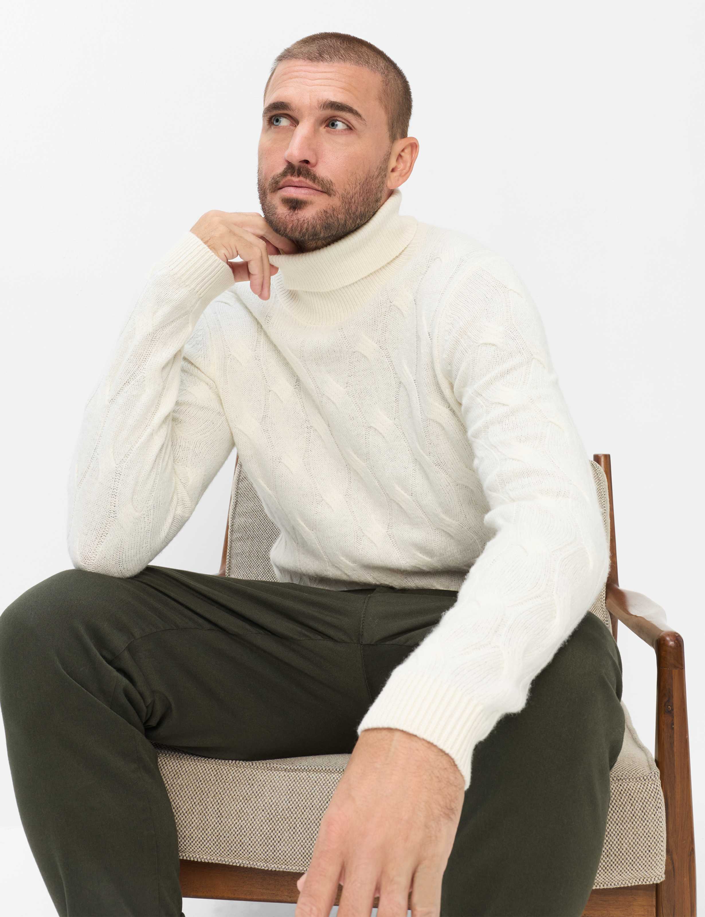 Men Style BRIAN Off-white  Detail 1
